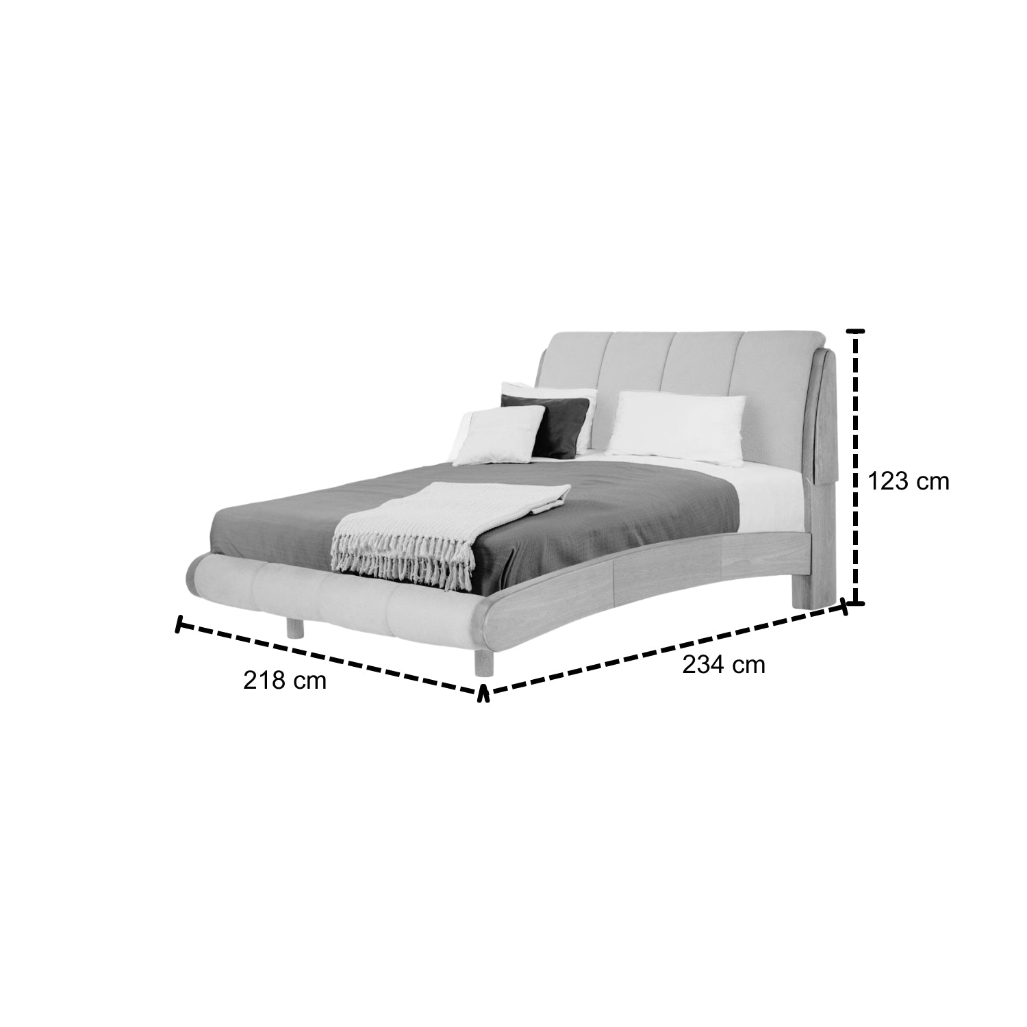 Cama King Estambul Beige Natural