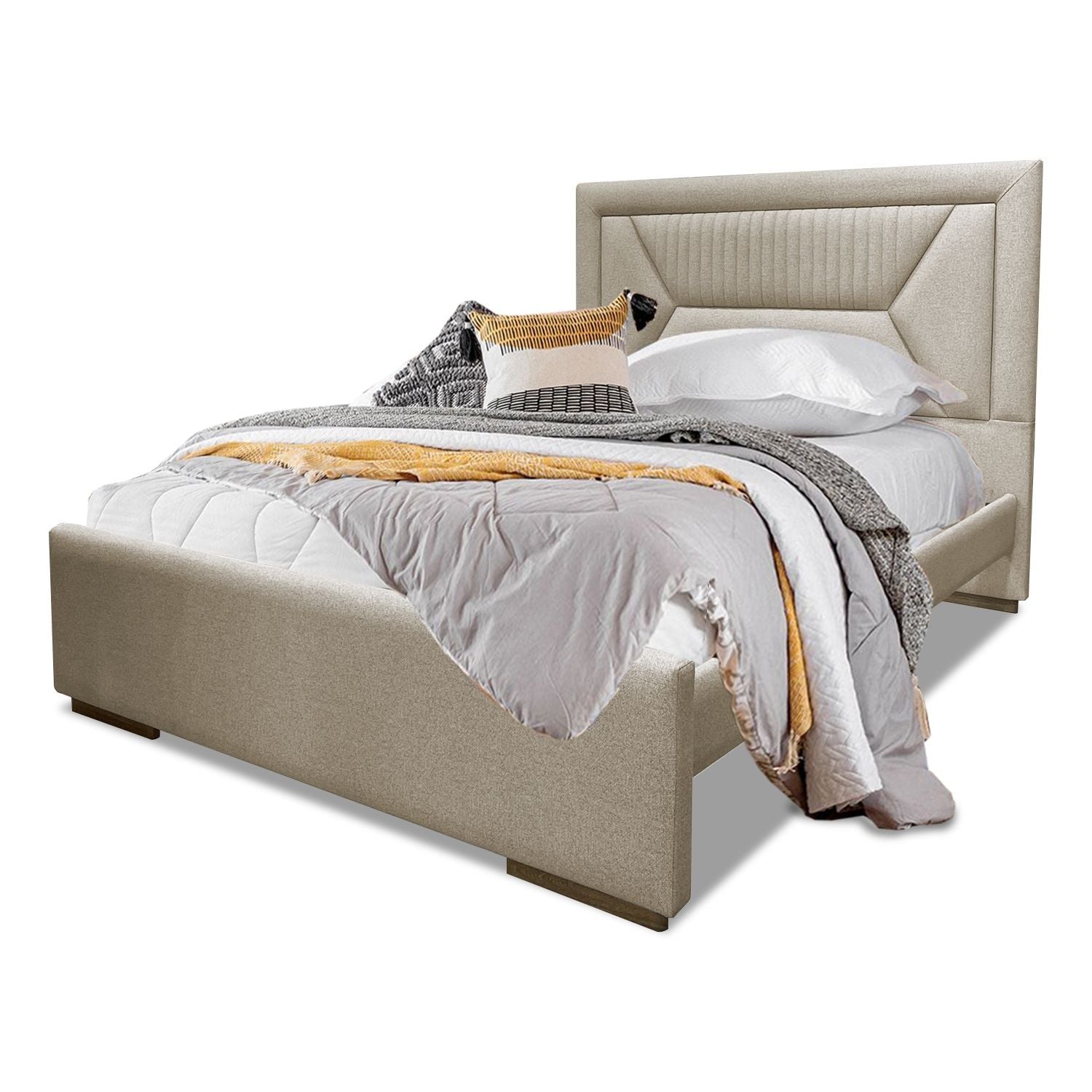 Cama Doble Praga Eurolino Bali Beige