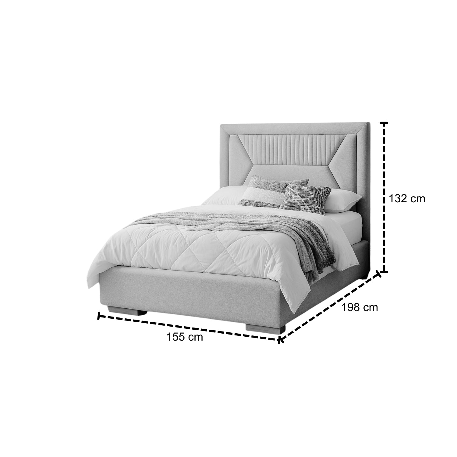 Cama Doble Praga Eurolino Bali Beige