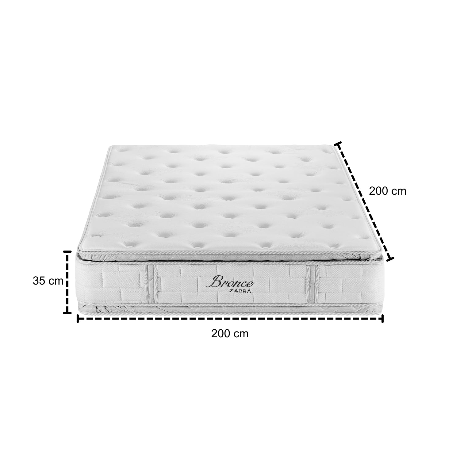 Combo Colchón King Bronce Beige Doble Pillow top