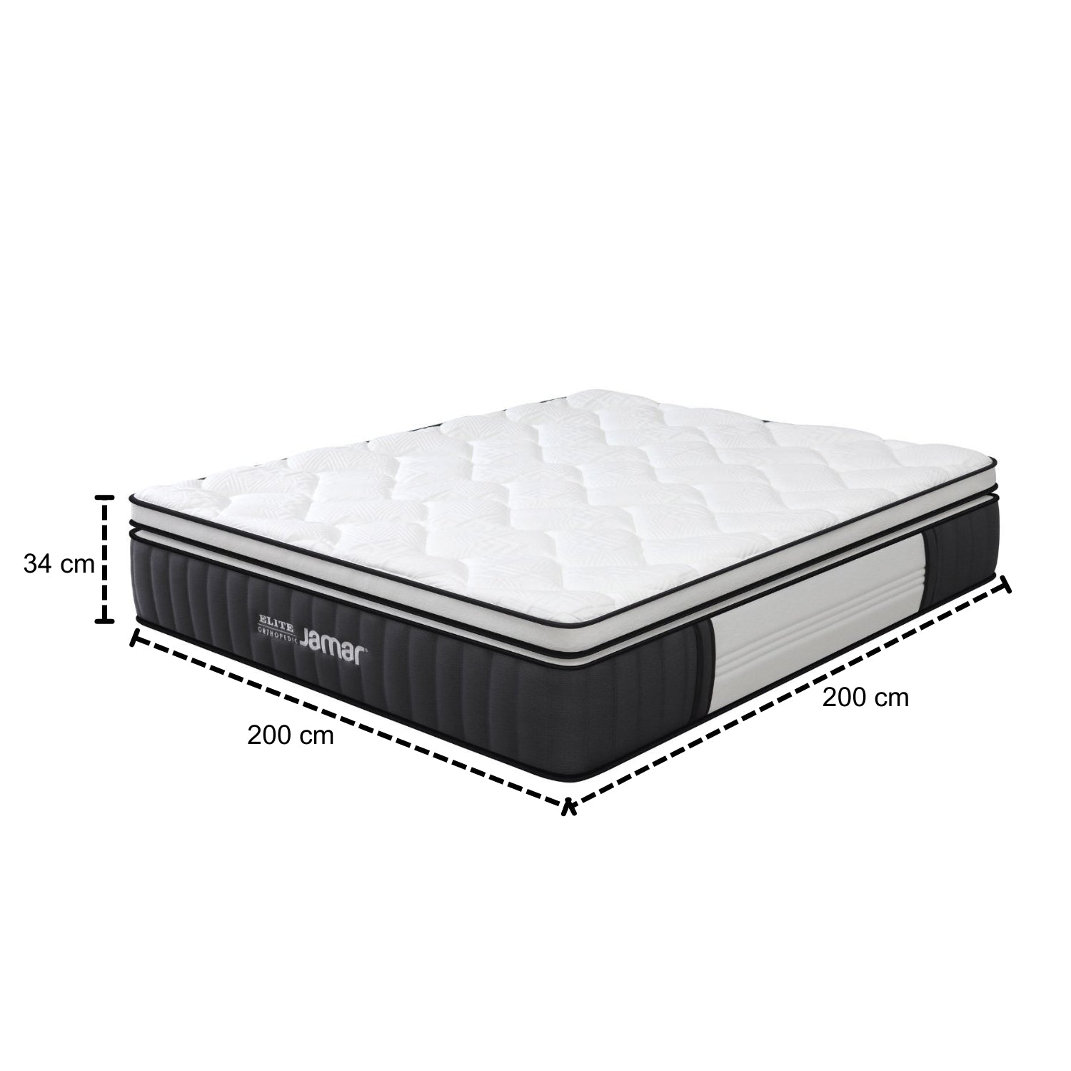 Colchon King 2.00 Elite Eurotop (Garantia 9 Años) (Garantia 9 años)