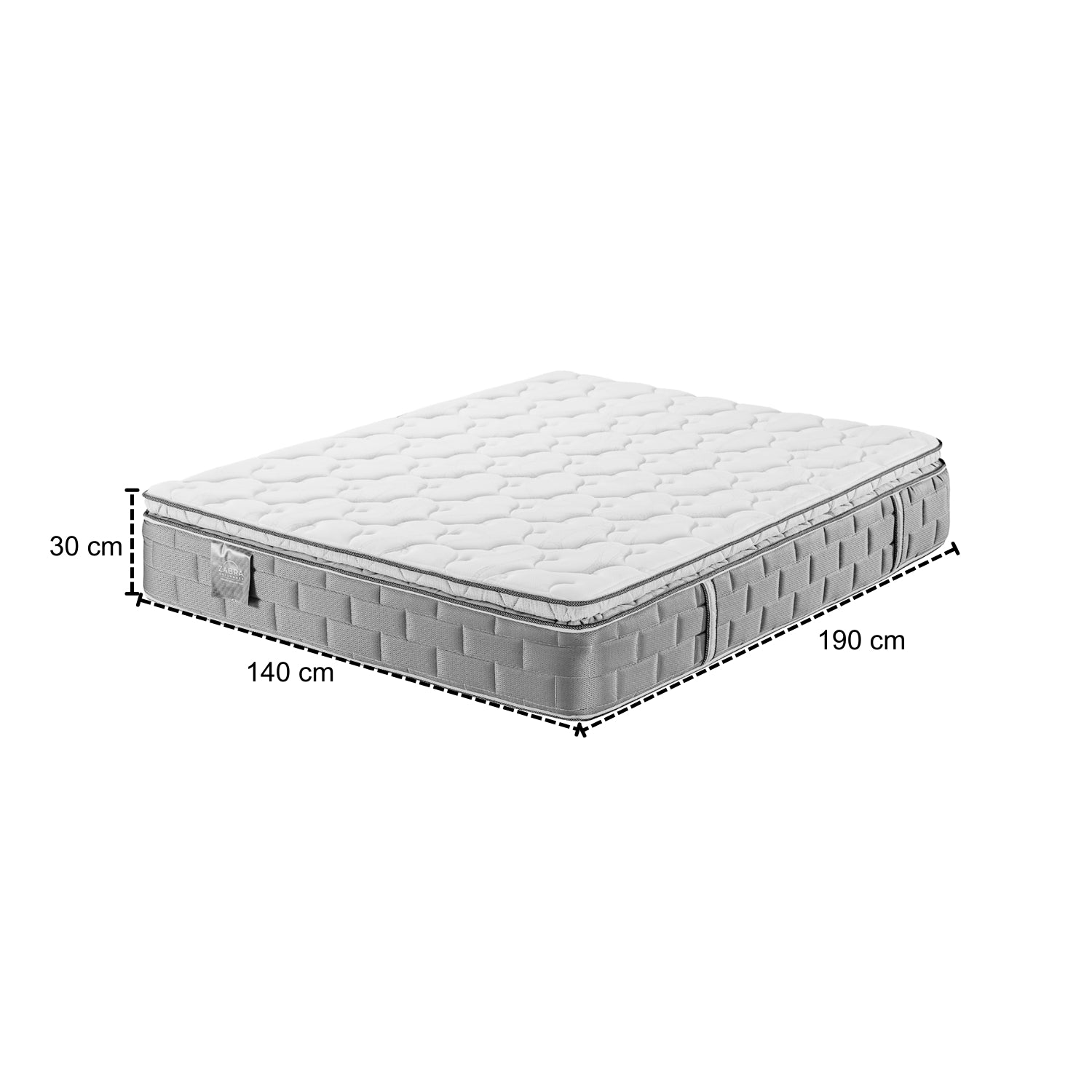 Colchón Doble Lexus Pillow Top (Garantía 15 Años) + Somier Par