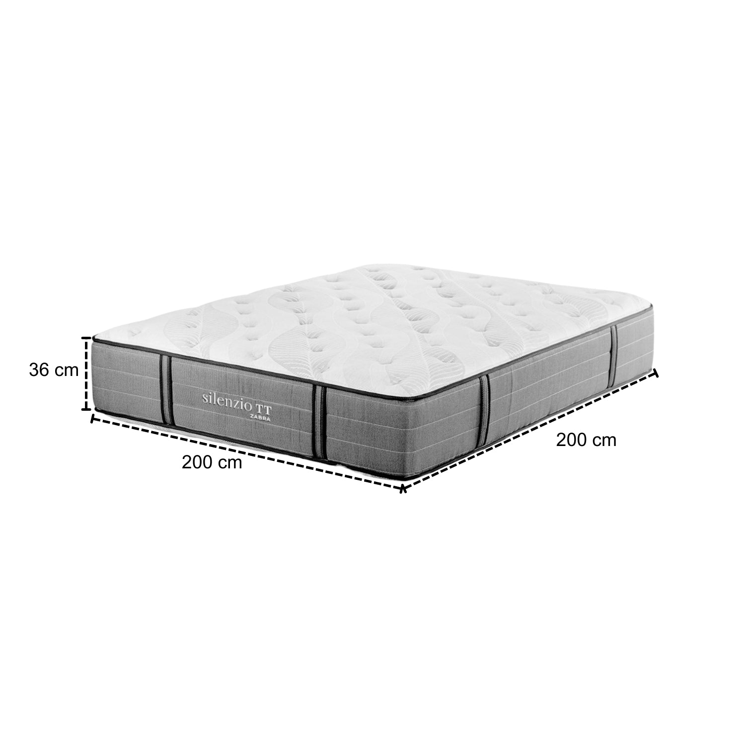 Colchón King Silenzio Tight Top (Garantia 25 años)