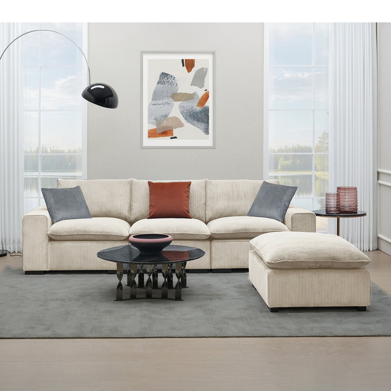 Sala Funcional Zoe Pana Beige