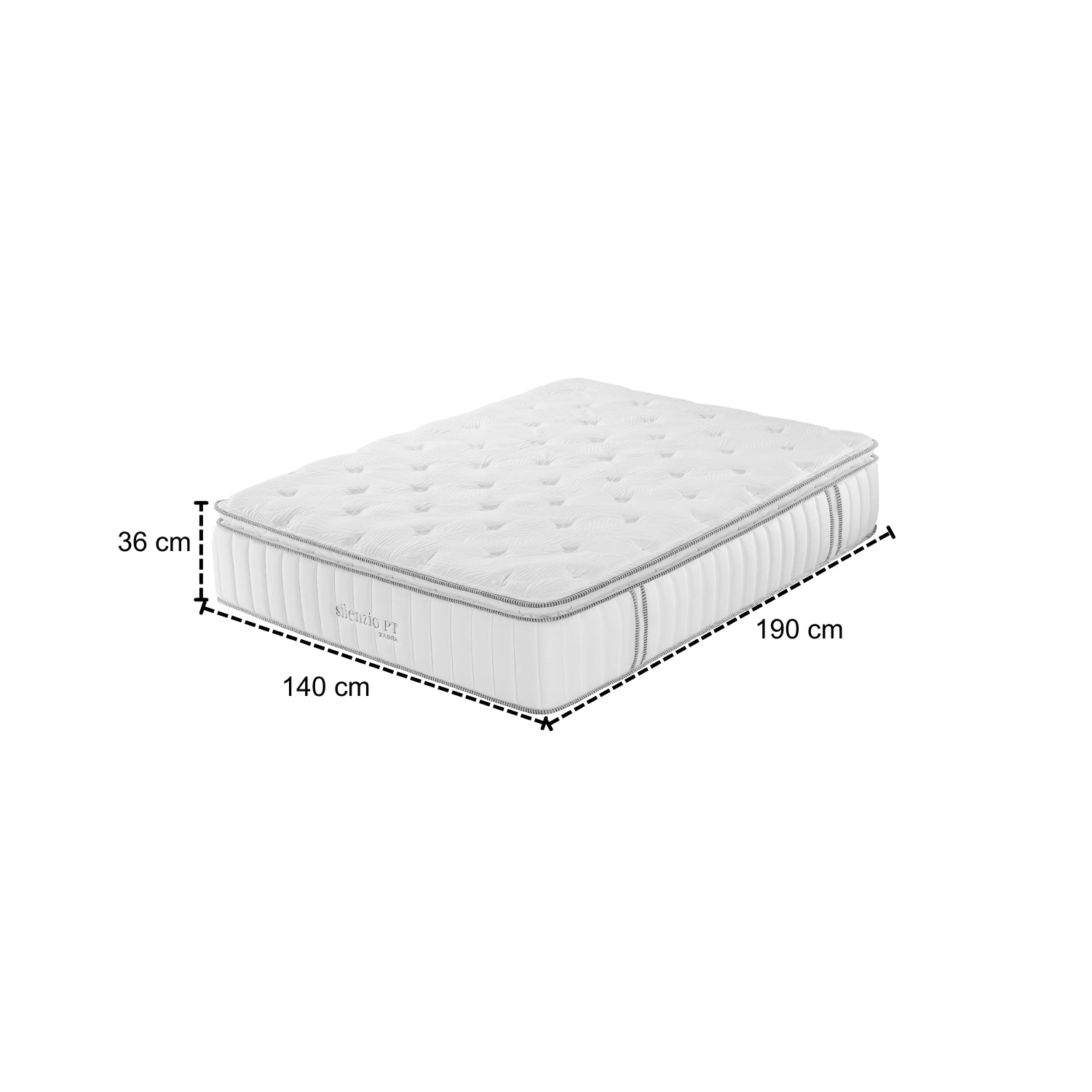 Colchón Doble  Silenzio Deluxe Pillow Top (Garantia 25 Años)