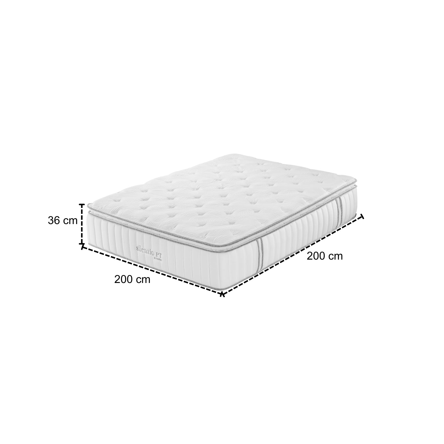 Colchón King Silenzio Deluxe Pillow Top (Garantia 25 Años)