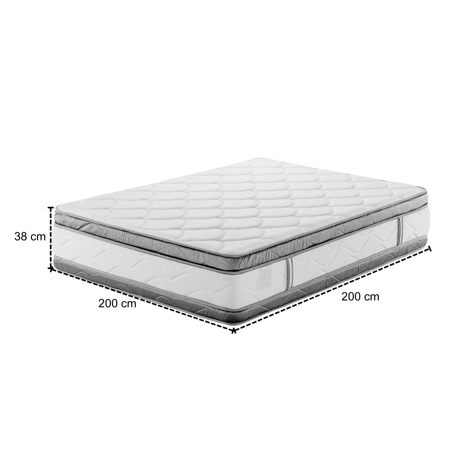 Colchón King Renacer Doble Pillow Top