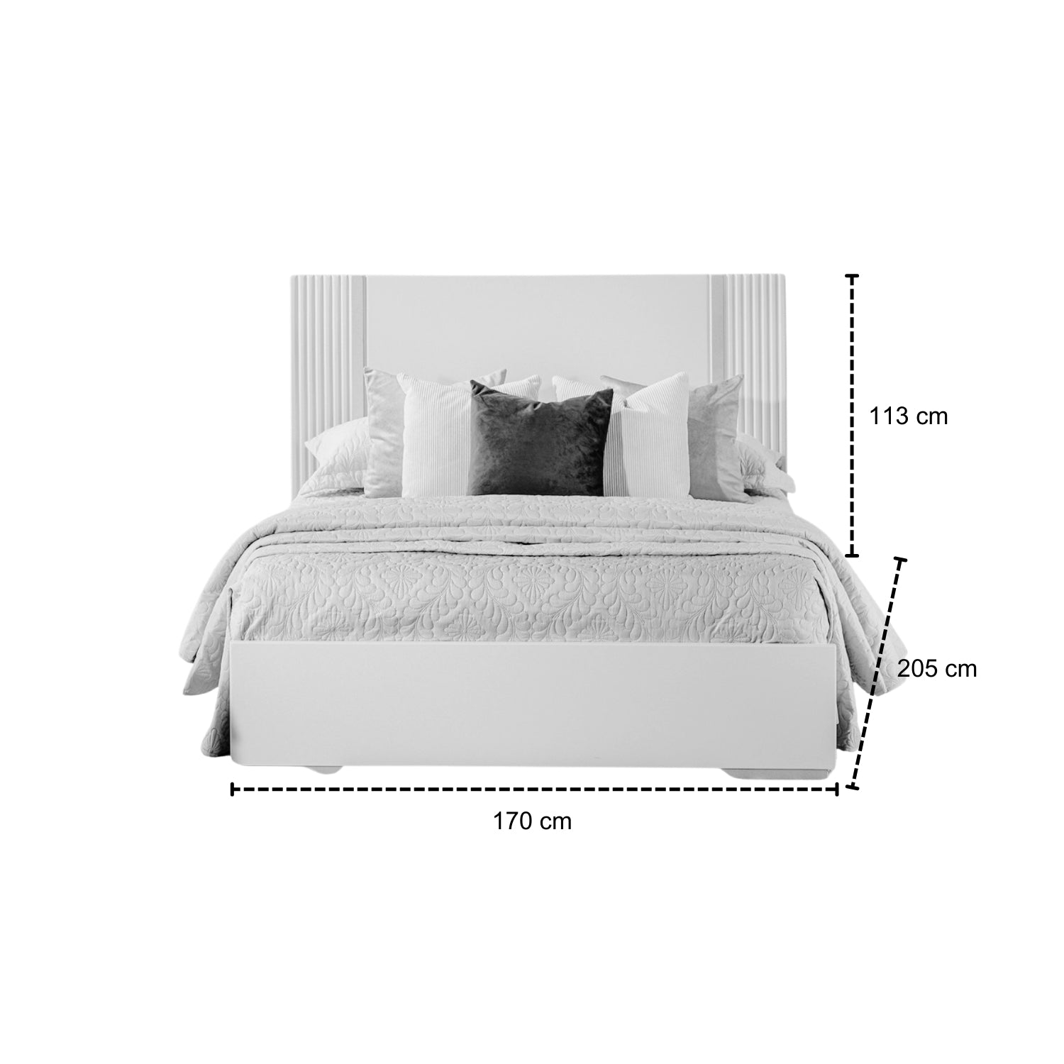 Alcoba Semi Doble Almeira Greige, Champaña