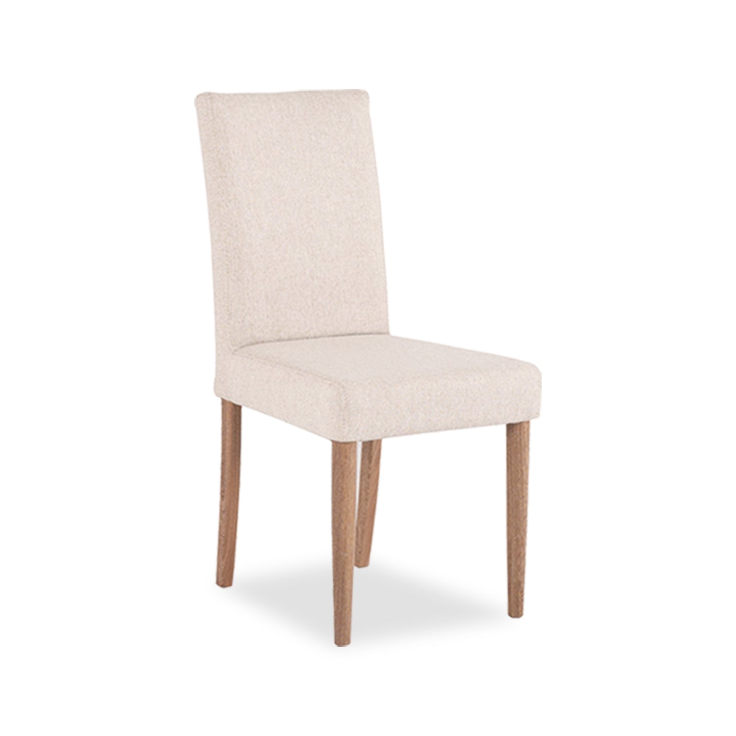 Comedor 4 Puestos Line Velvet Chalet Beige, Natural Off White 2Sillas + Butaco