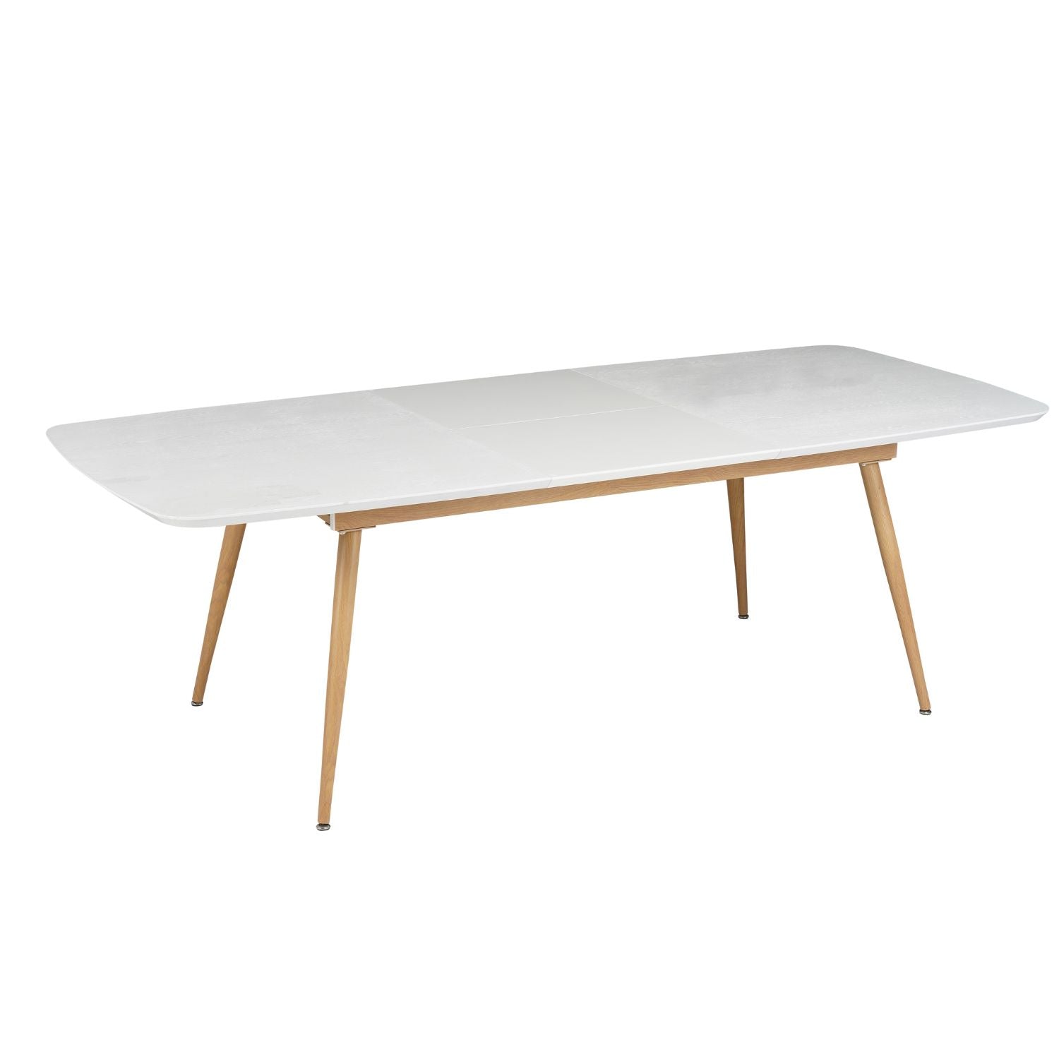 Mesa Comedor 6 Puestos Utah Blanca Extensible