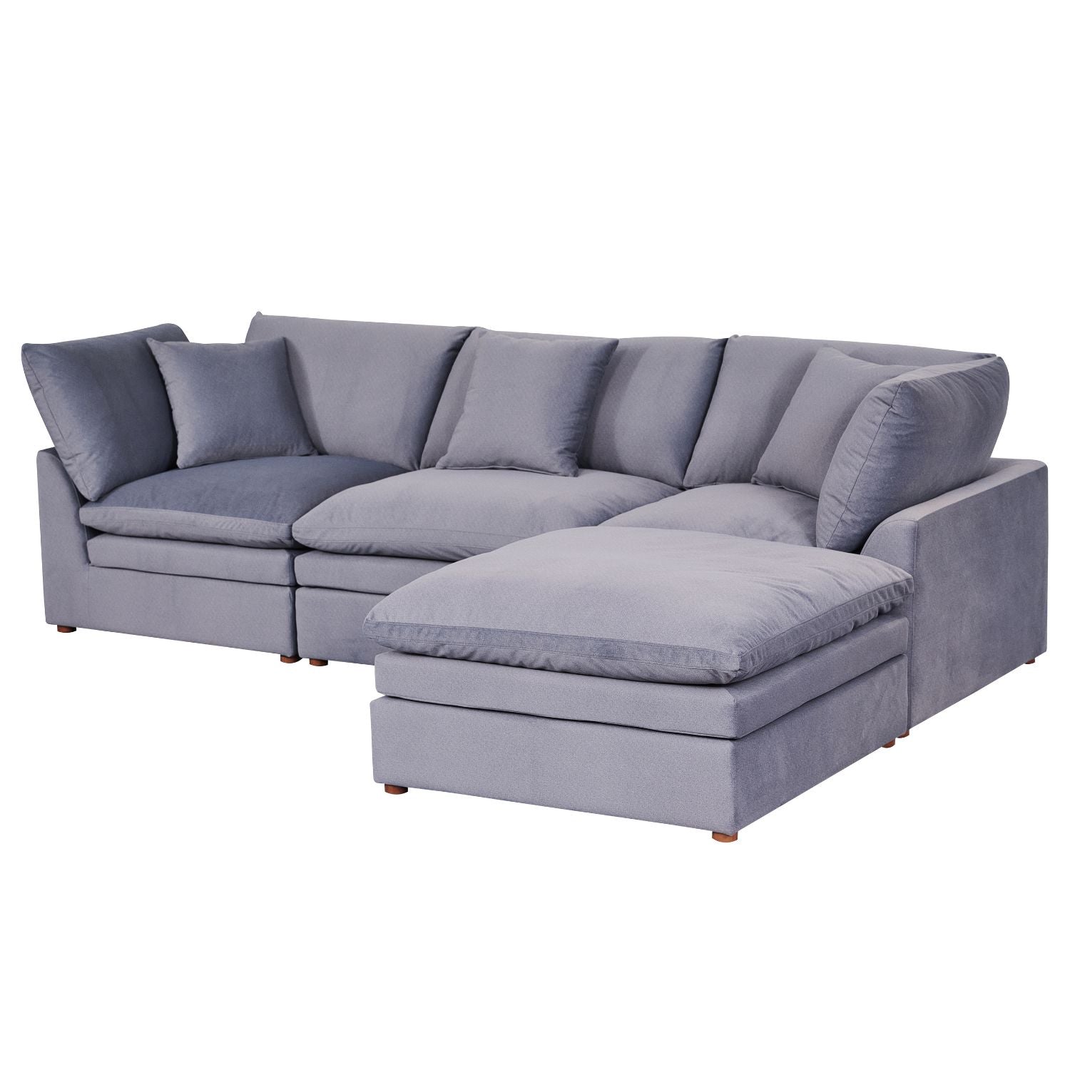 Sala en L Tinna Gris