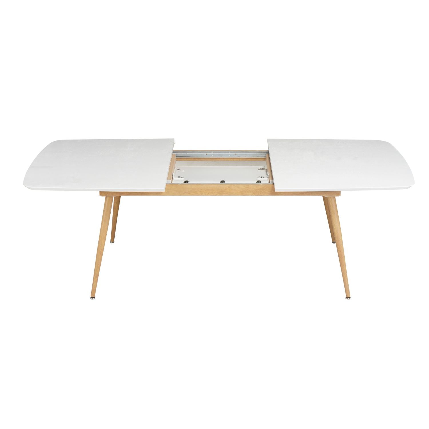 Mesa Comedor 6 Puestos Utah Blanca Extensible