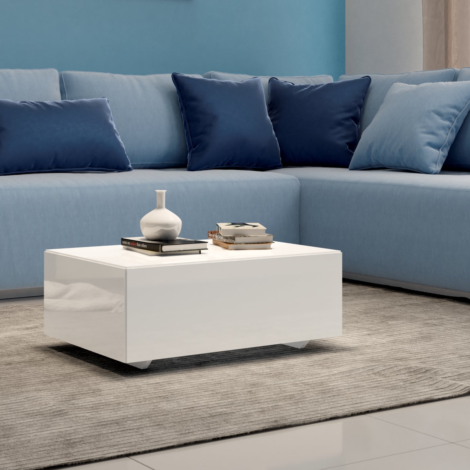 Mesa de Centro Kansas Blanco