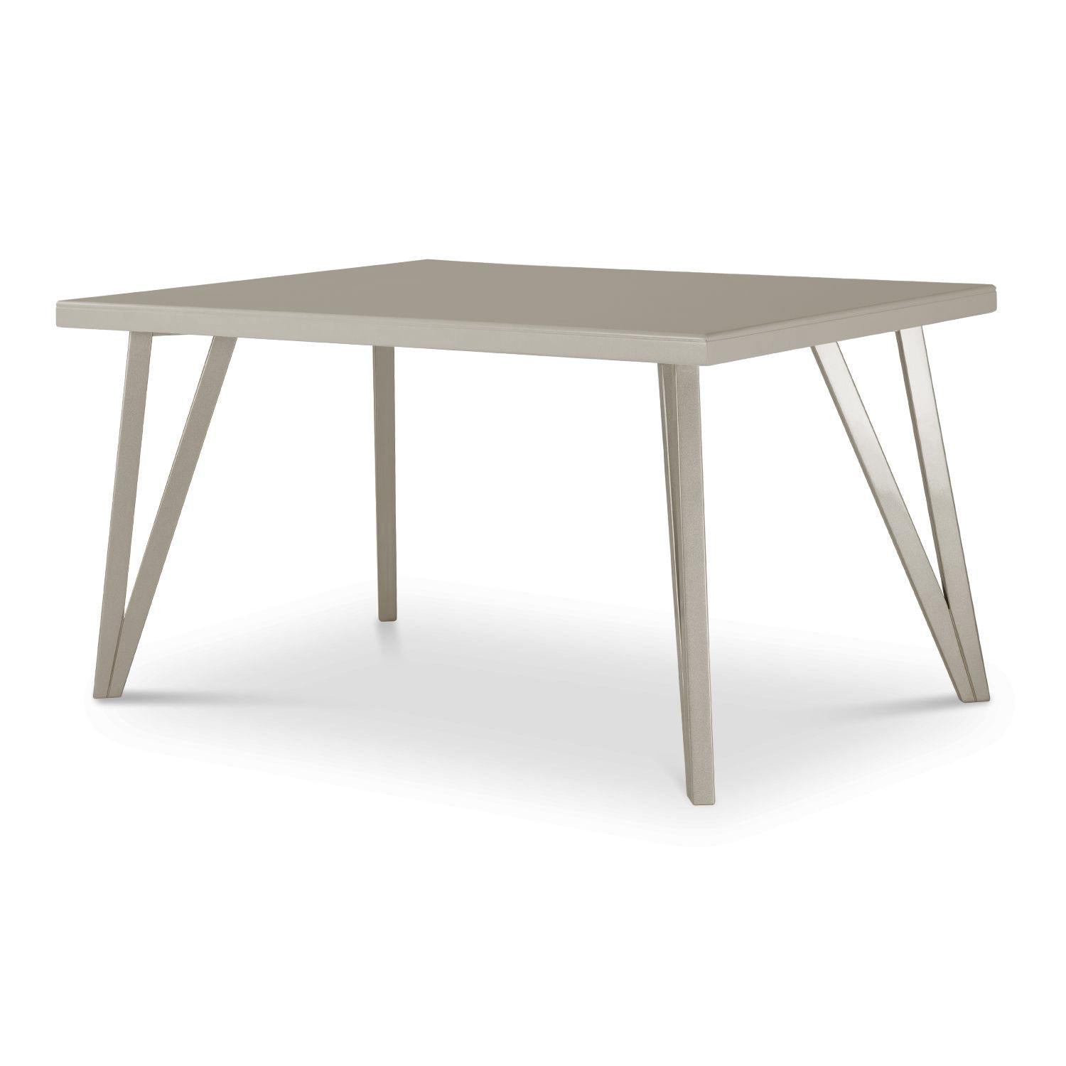 Comedor 6 Puestos Dublin Eurolino Gaira Plata, Plata