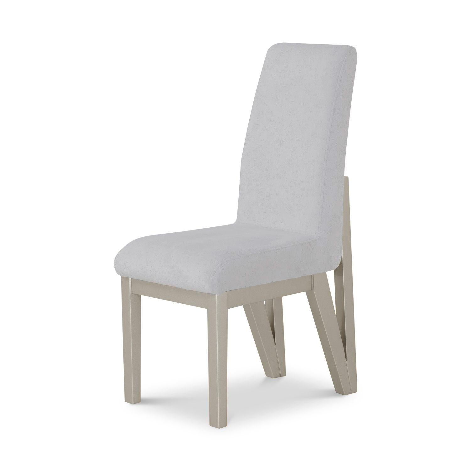 Comedor 6 Puestos Dublin Eurolino Gaira Plata, Plata