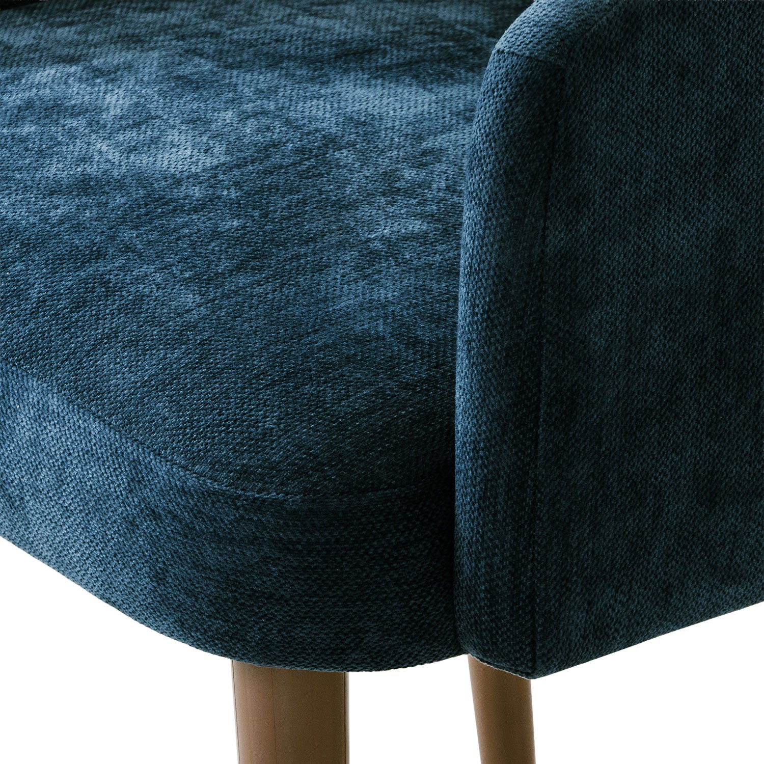 Comedor 6 Puestos Oklam Chenille Koi Indigo, Capuchino