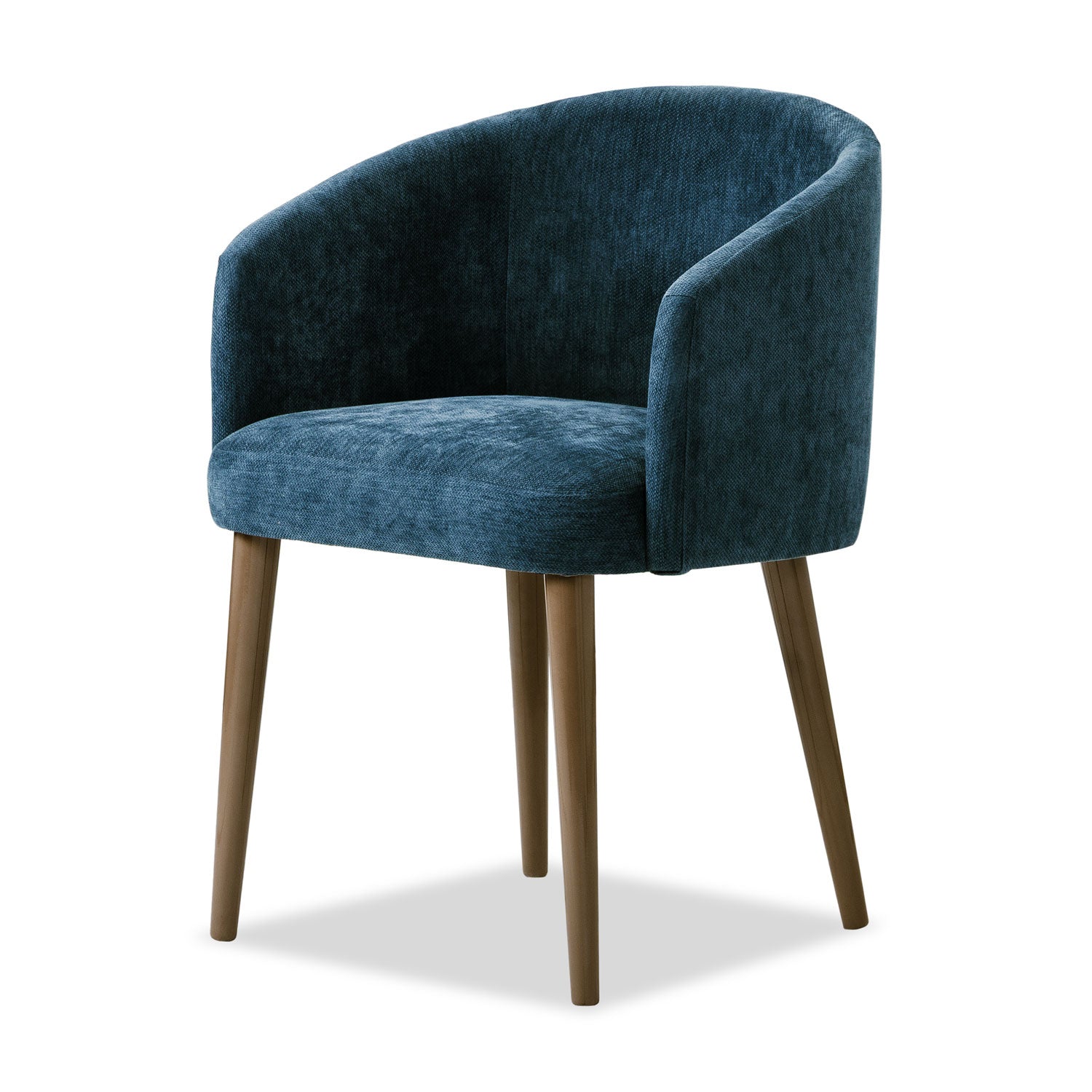 Comedor 6 Puestos Oklam Chenille Koi Indigo, Capuchino