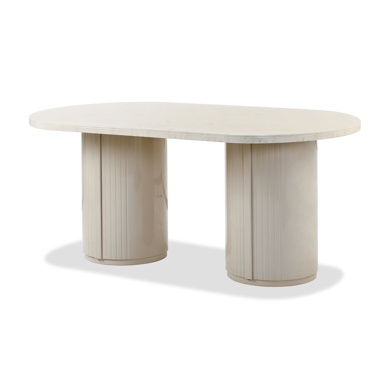 Comedor 6 Puestos Oklam Chenille Koi Indigo, Capuchino