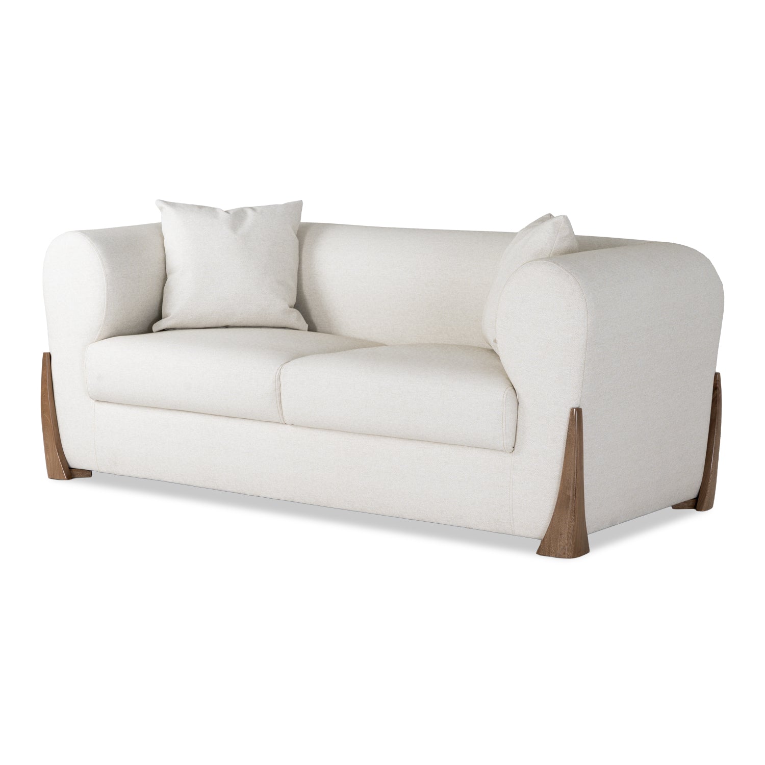 Sofá 3 Puestos Bell Eurolino Vitore Marfil, Natural