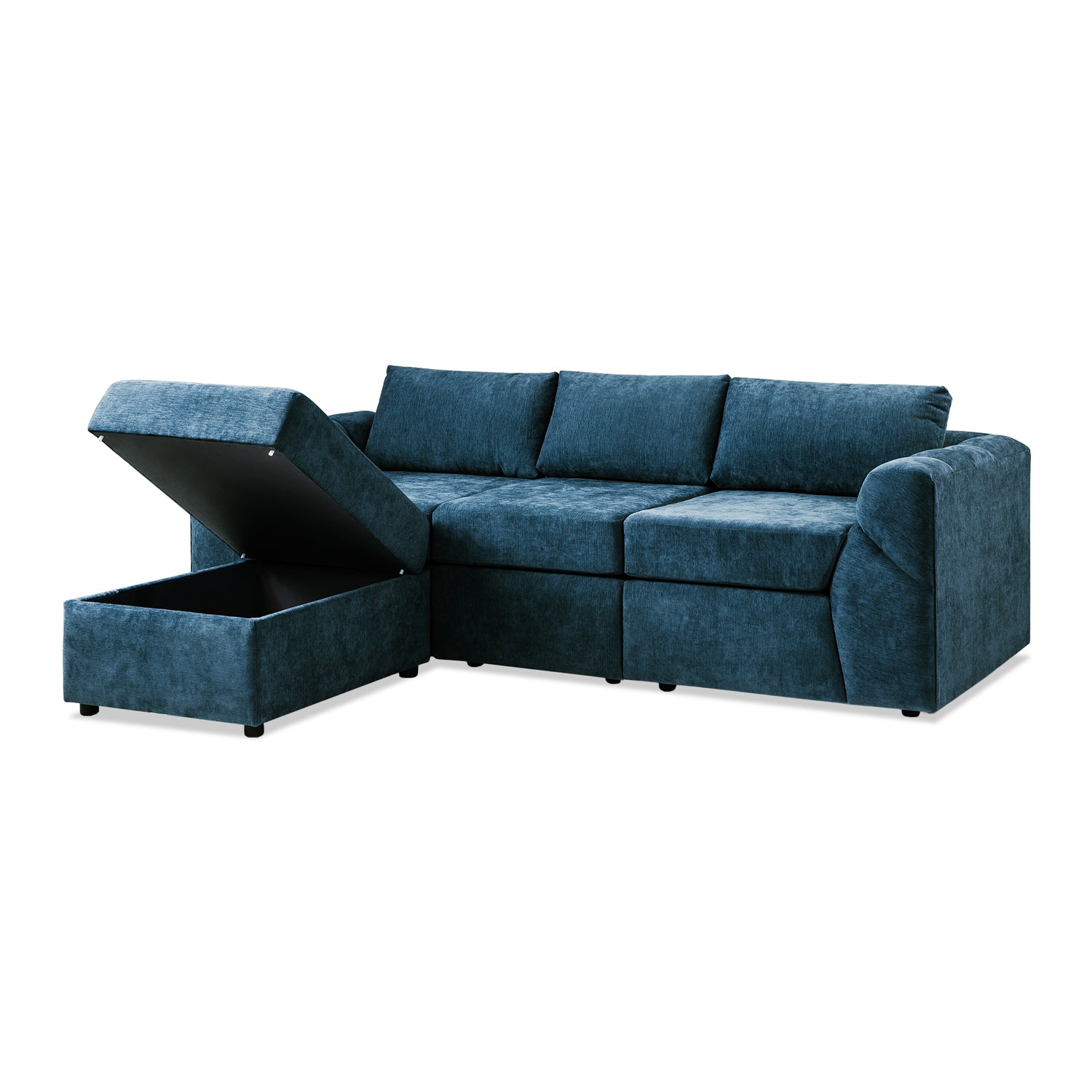 Sala Funcional Oklam Chenille Koi Indigo