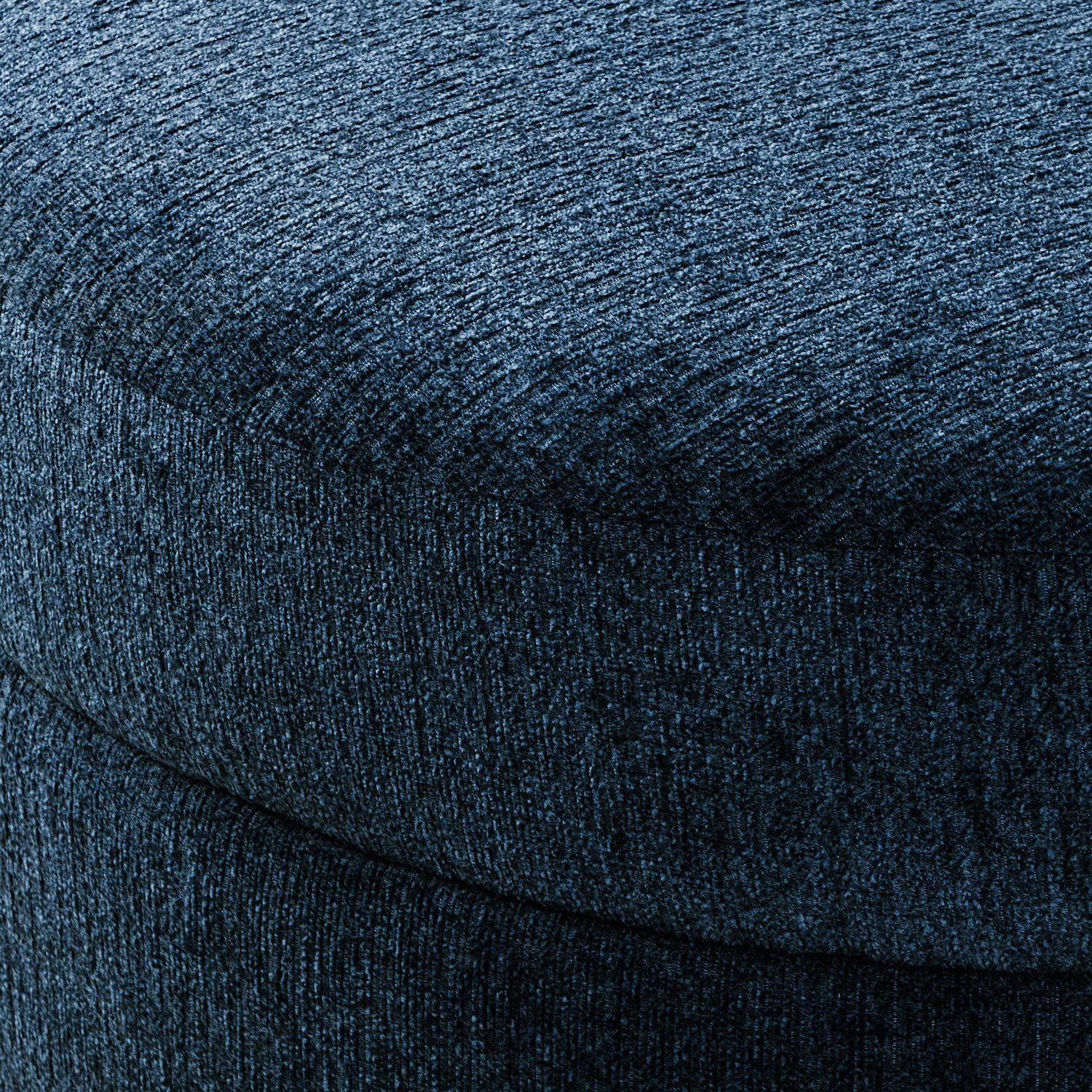 Poltrona Sienna Velvet Microfibra Dossier Navy, Giratoria