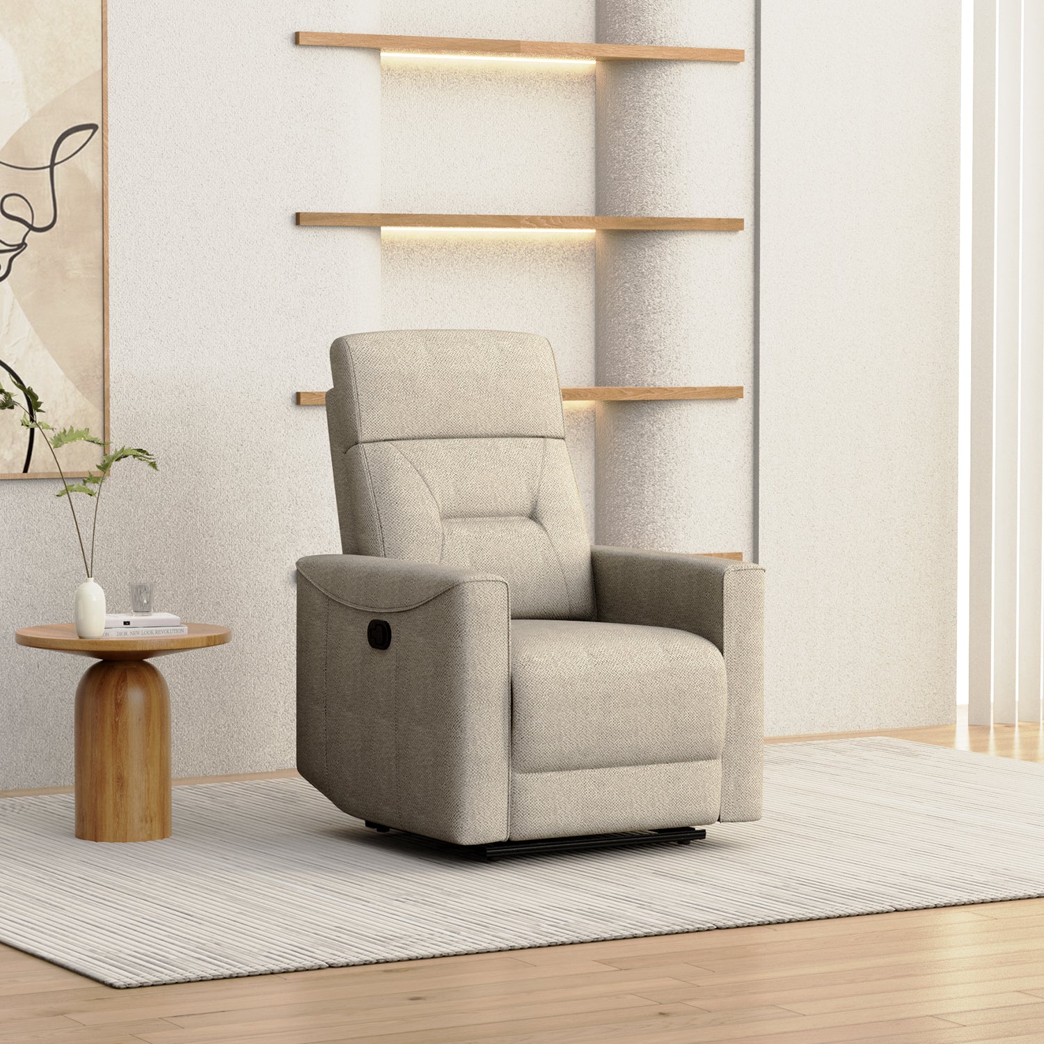 Silla Reclinable Cerati Plata