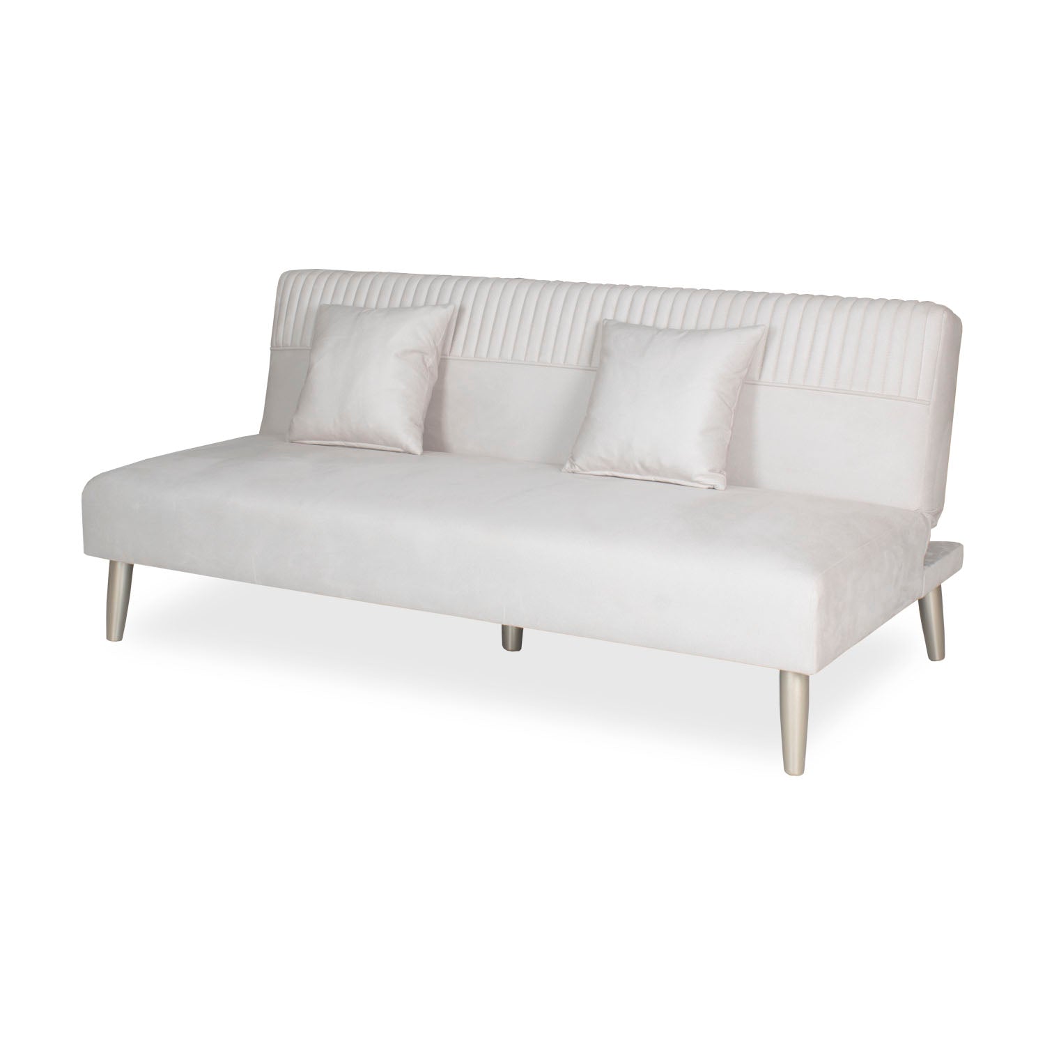 Sofá Cama Anahi Velvet Zaraki Beige, Champaña