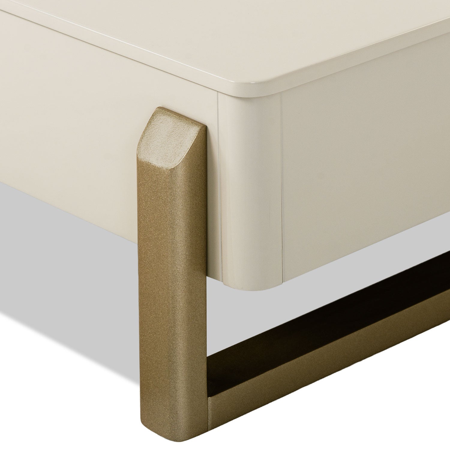 Mesa de Centro Bilbao Greige, Champaña Basic