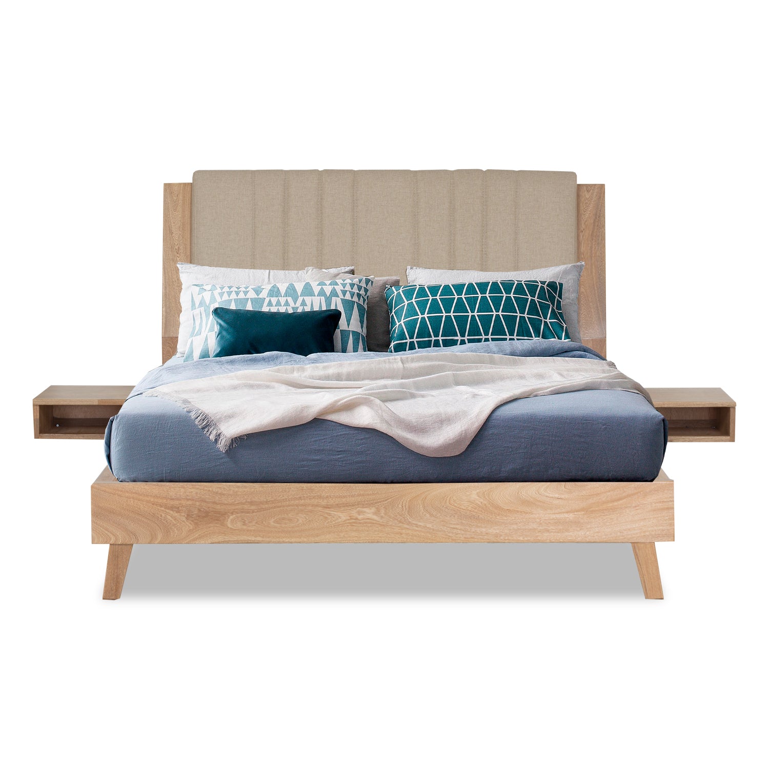 Alcoba Queen Piero Eurolino Marfil, Natural*