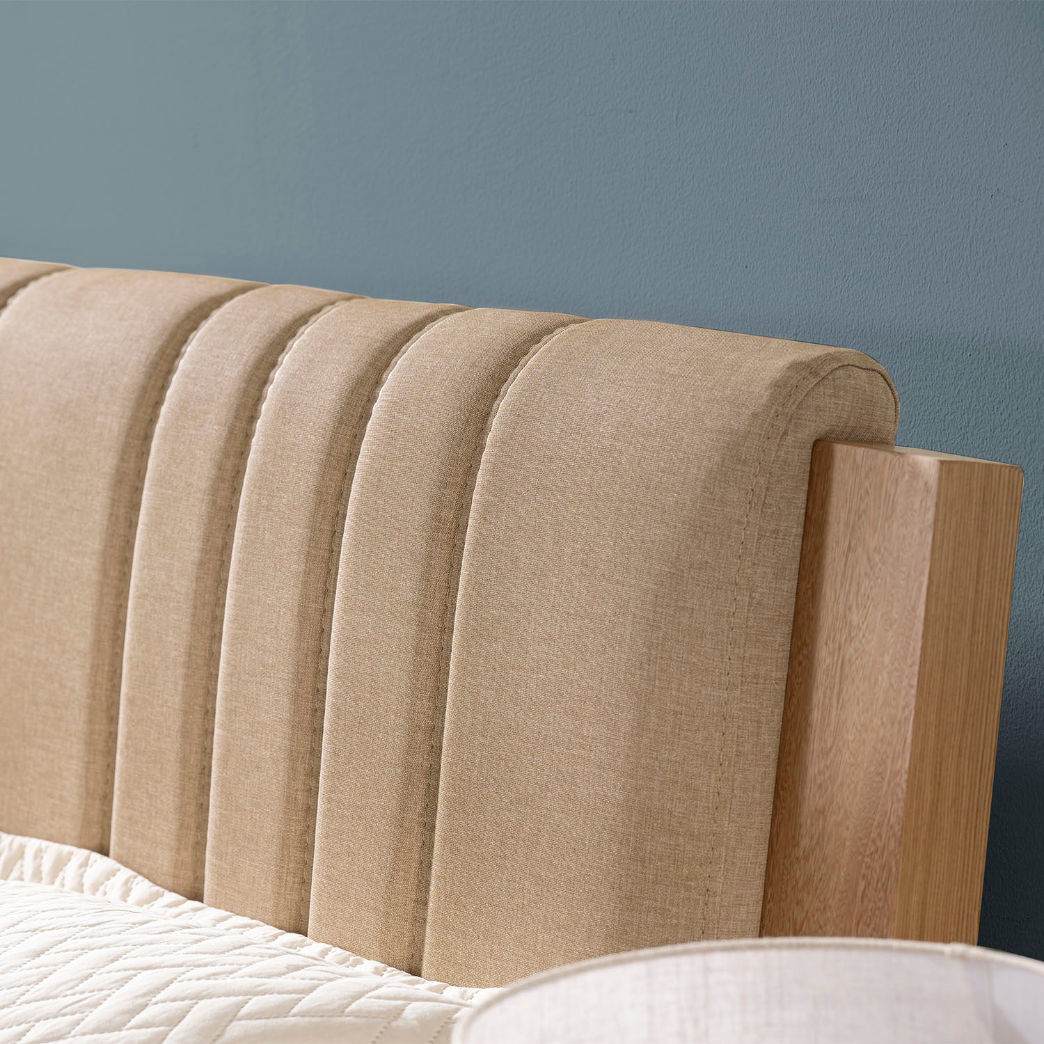 Alcoba Queen Piero Eurolino Marfil, Natural*