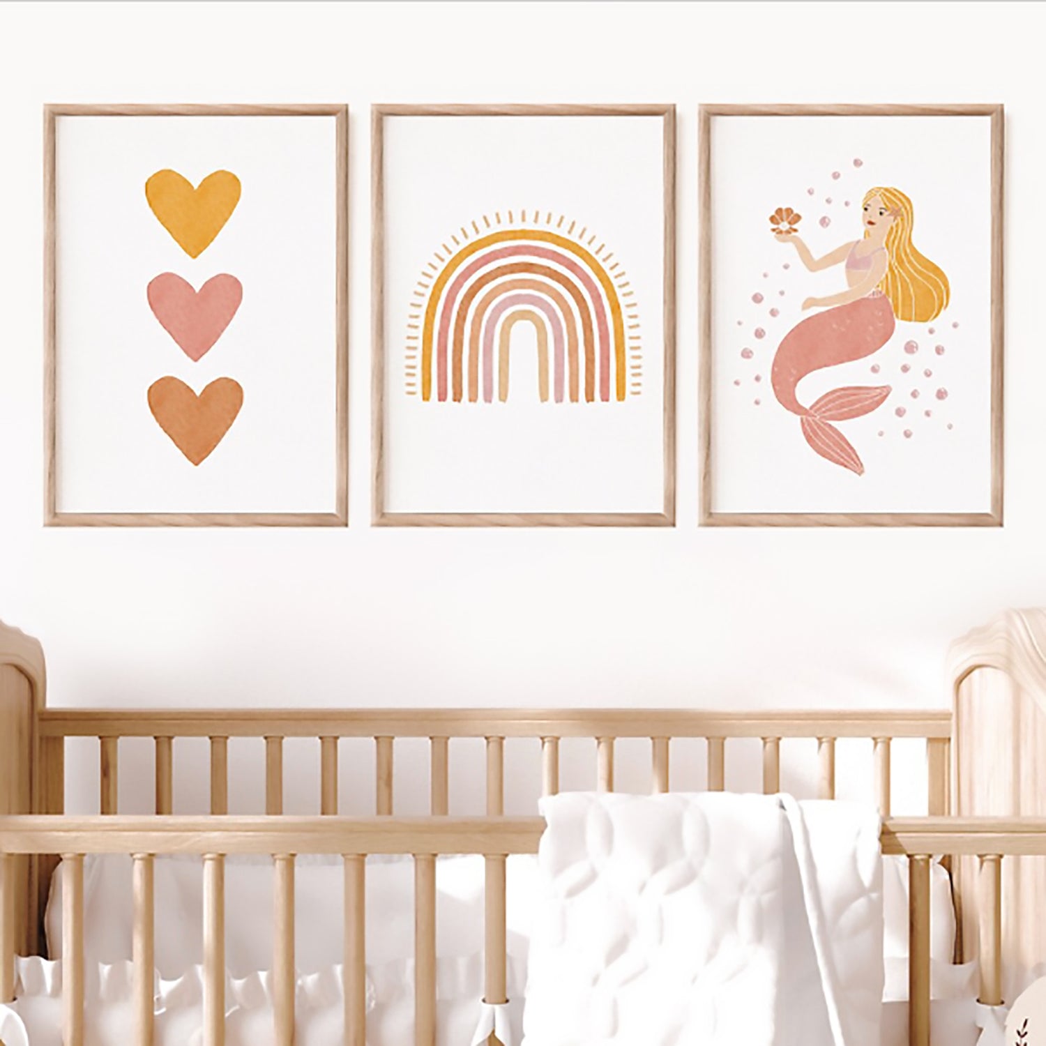 Cuadro Infantil 120X60 Sirena Setx3