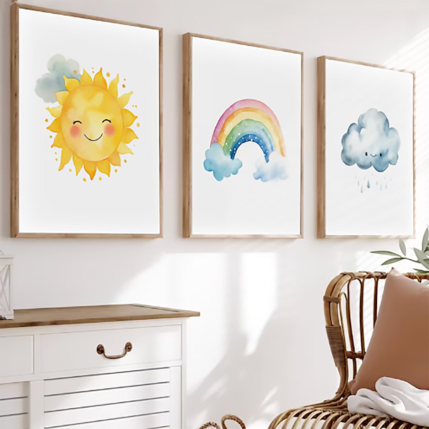 Cuadro Infantil 120X60 Sky Setx3