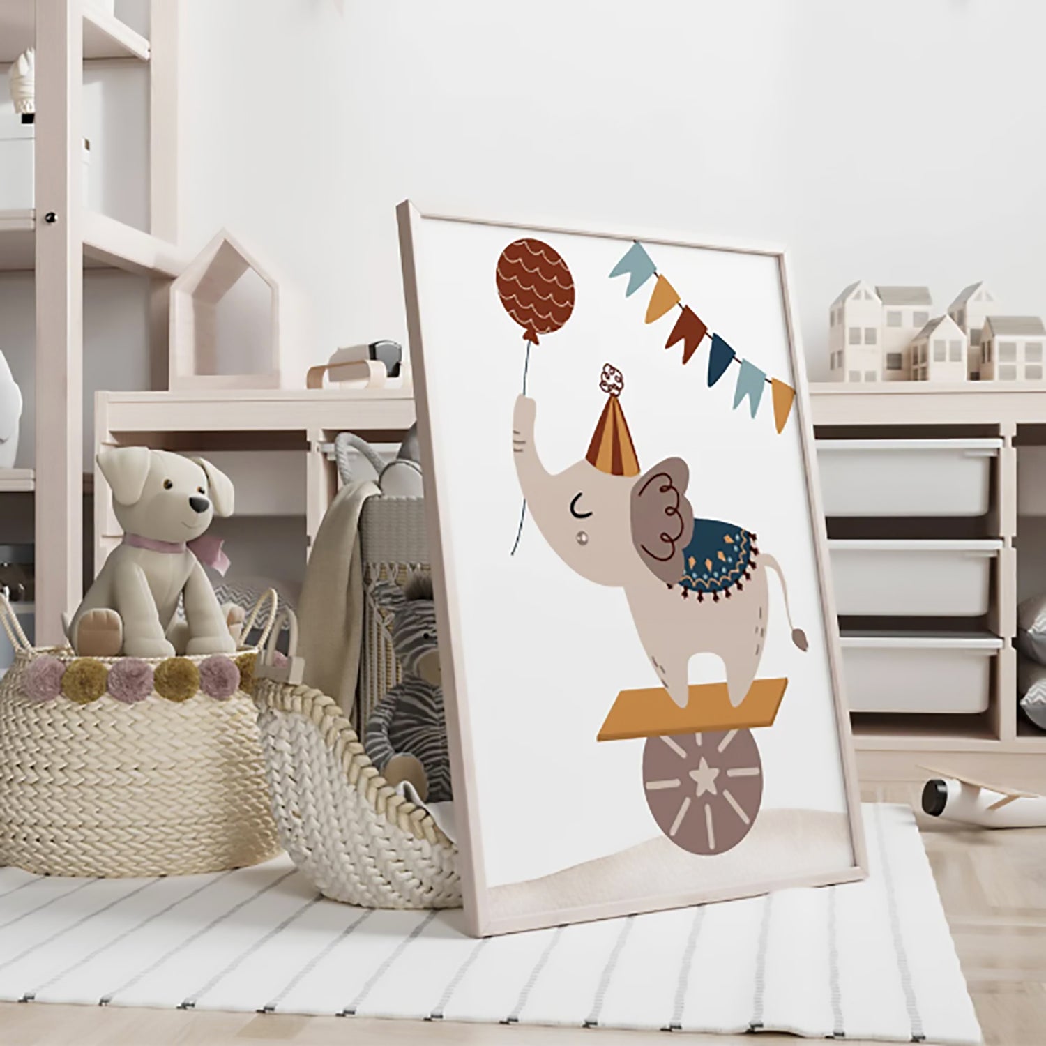 Cuadro Infant 120X60 Circo Genios Setx3