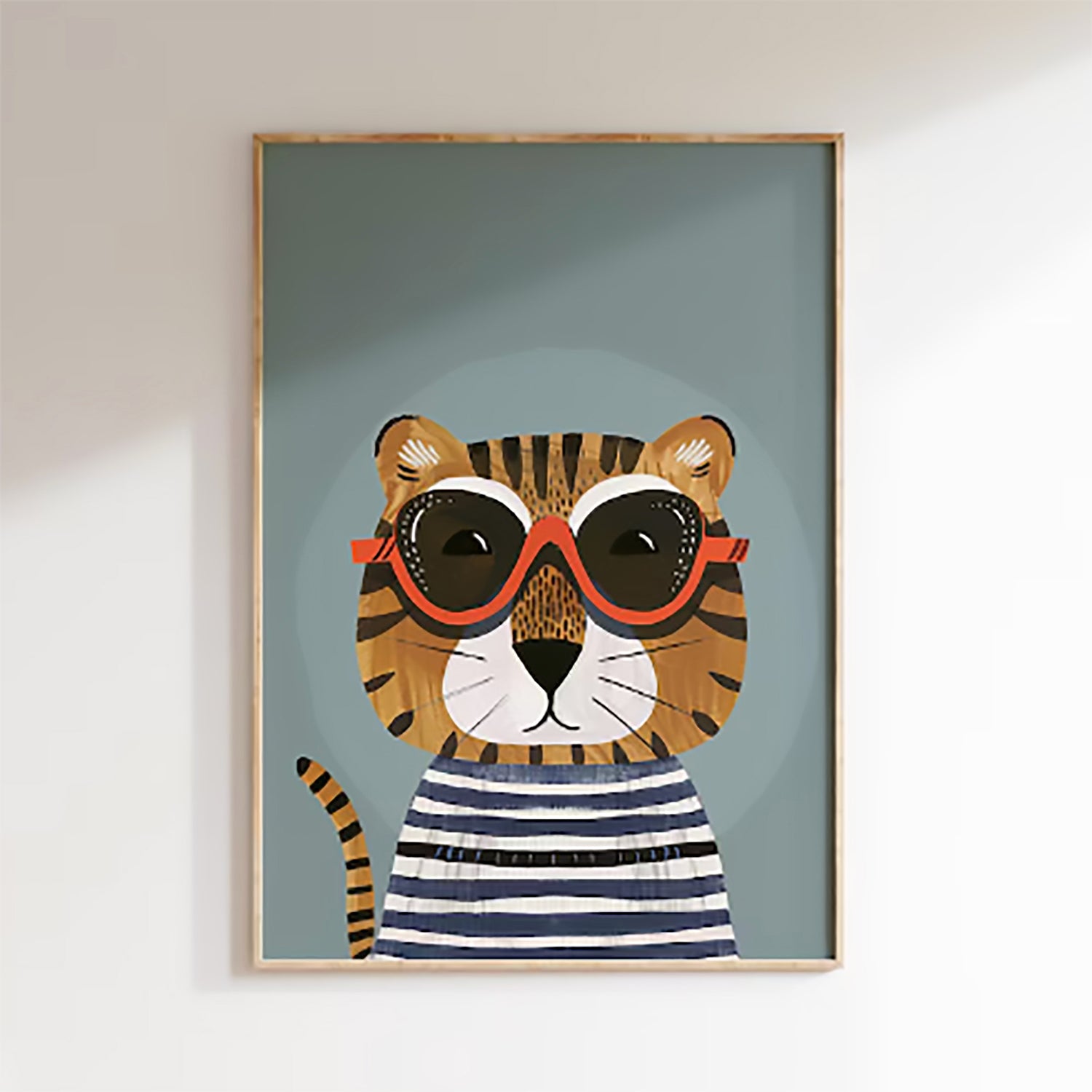 Cuadro Infantil 40X60 Gato Cool