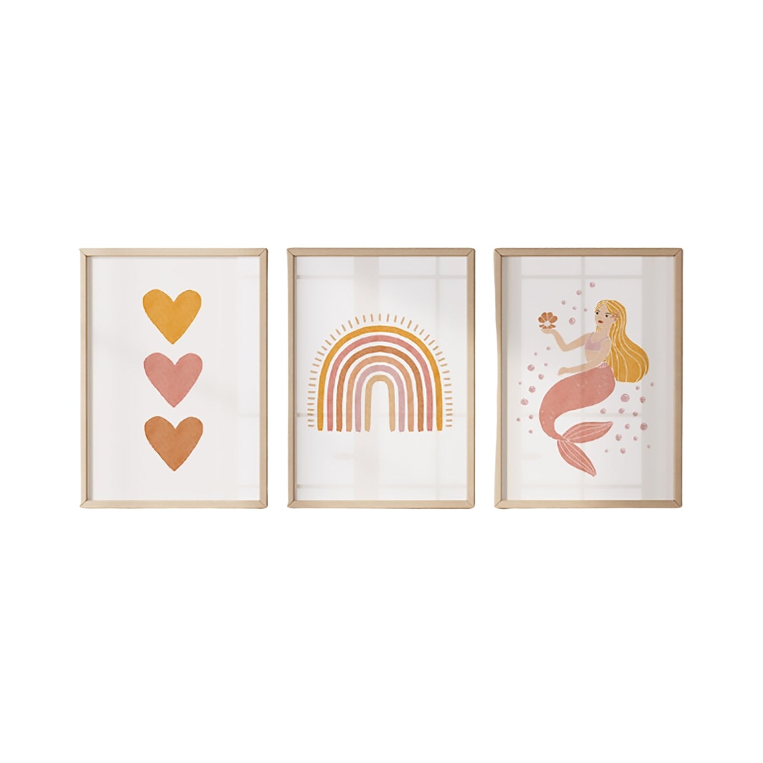 Cuadro Infantil 120X60 Sirena Setx3