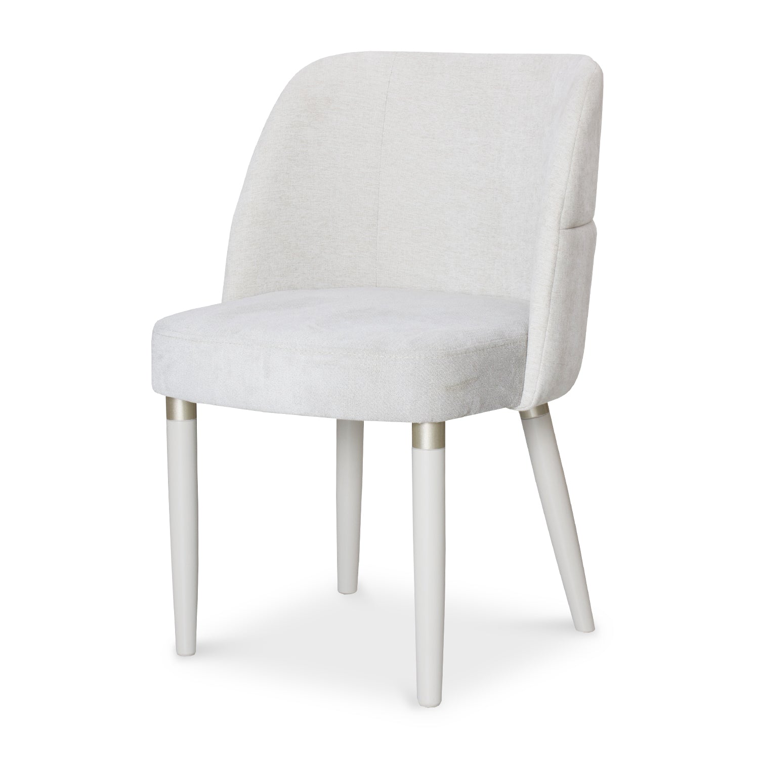 Silla Nicole Lino Touch Almendra, Off White