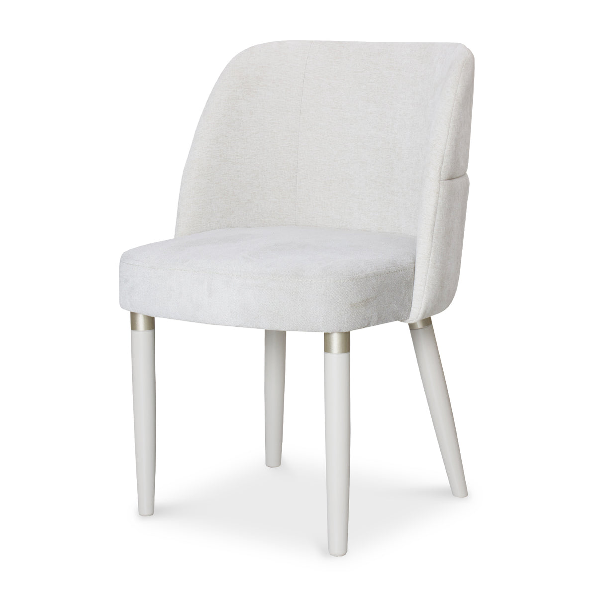 Silla Nicole Lino Touch Almendra, Off White