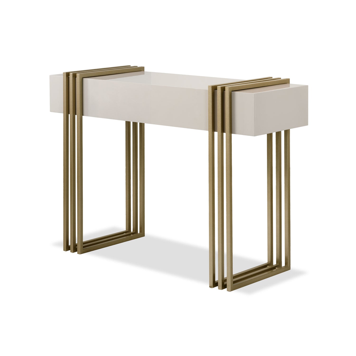 Consola Manhattan Greige, Champaña