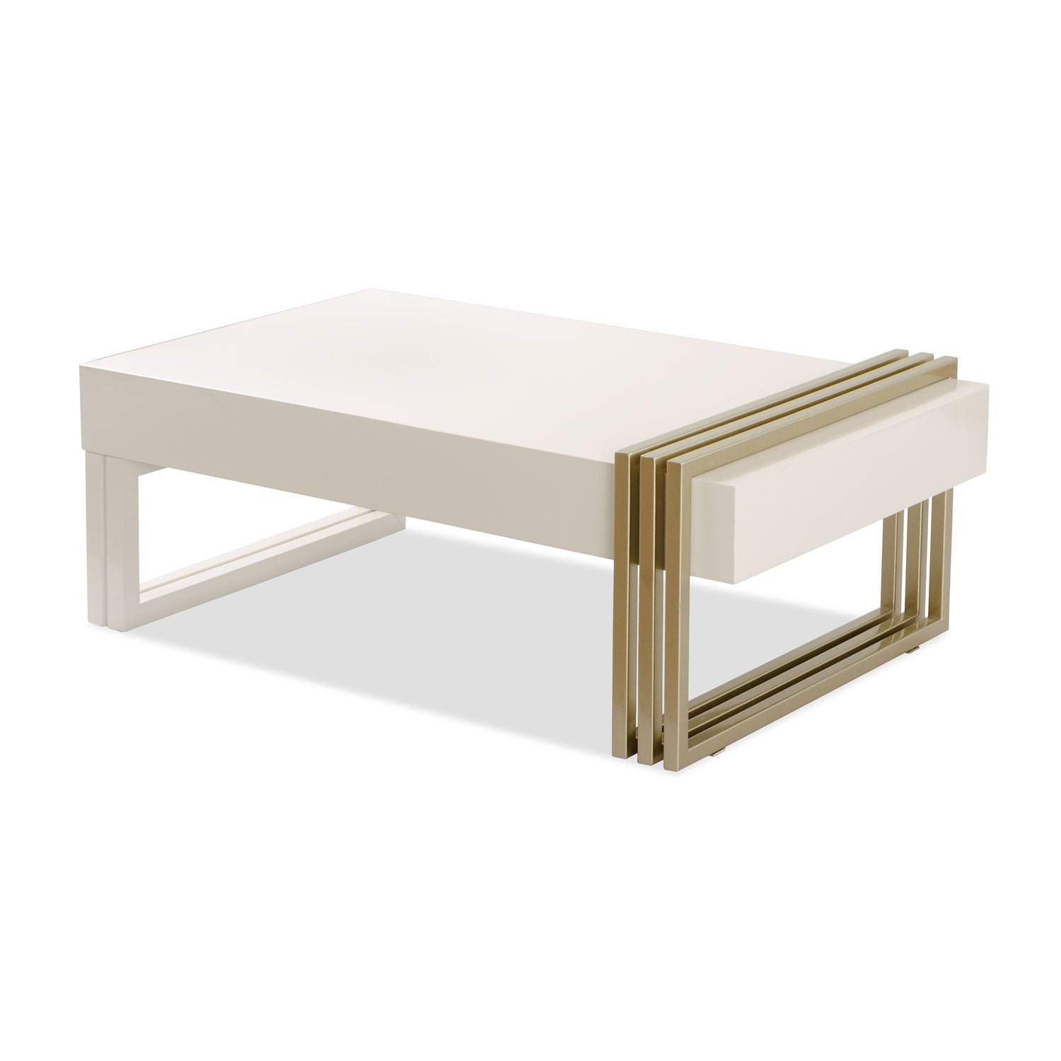 Mesa de Centro Manhattan Greige, Champaña