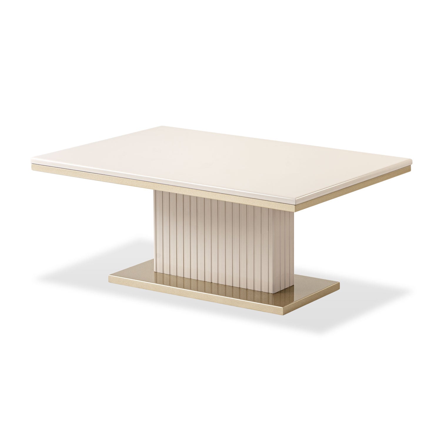 Mesa De Centro Berlin Greige, Champaña Basic