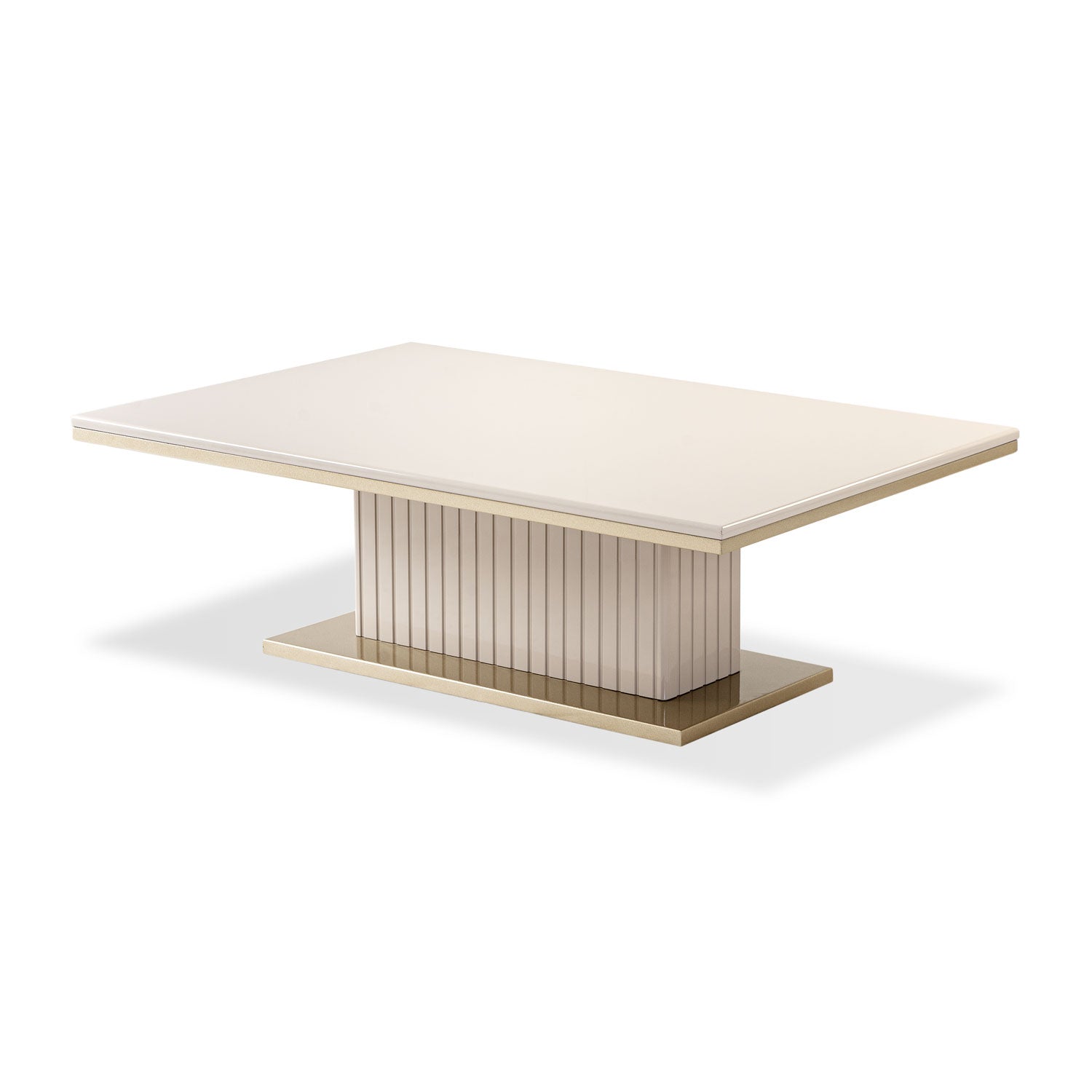 Mesa De Centro 40X120X80 Berlin Greige, Champaña