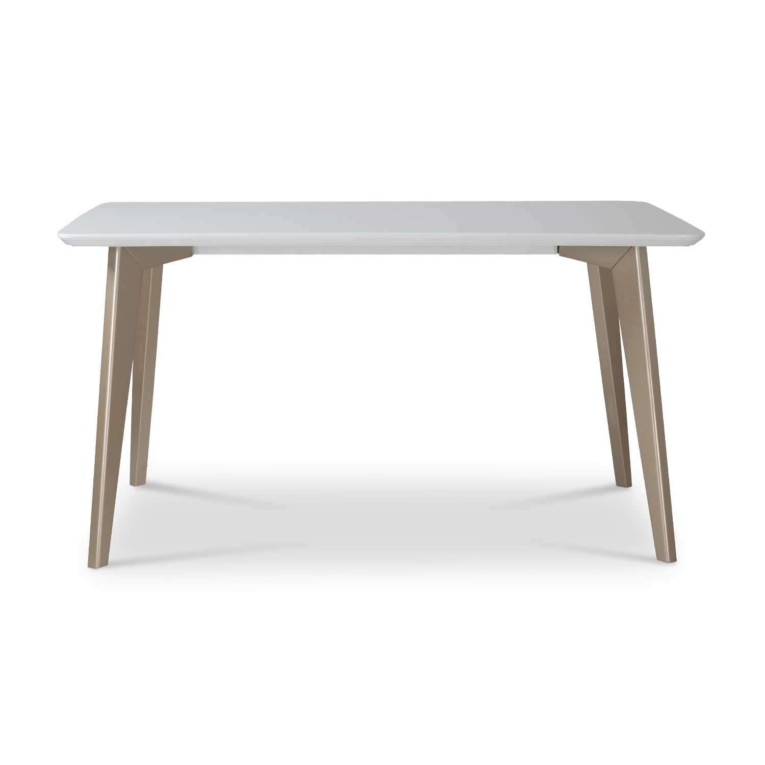 Comedor 4 Puestos Camille Eurolino Blanco, Champaña