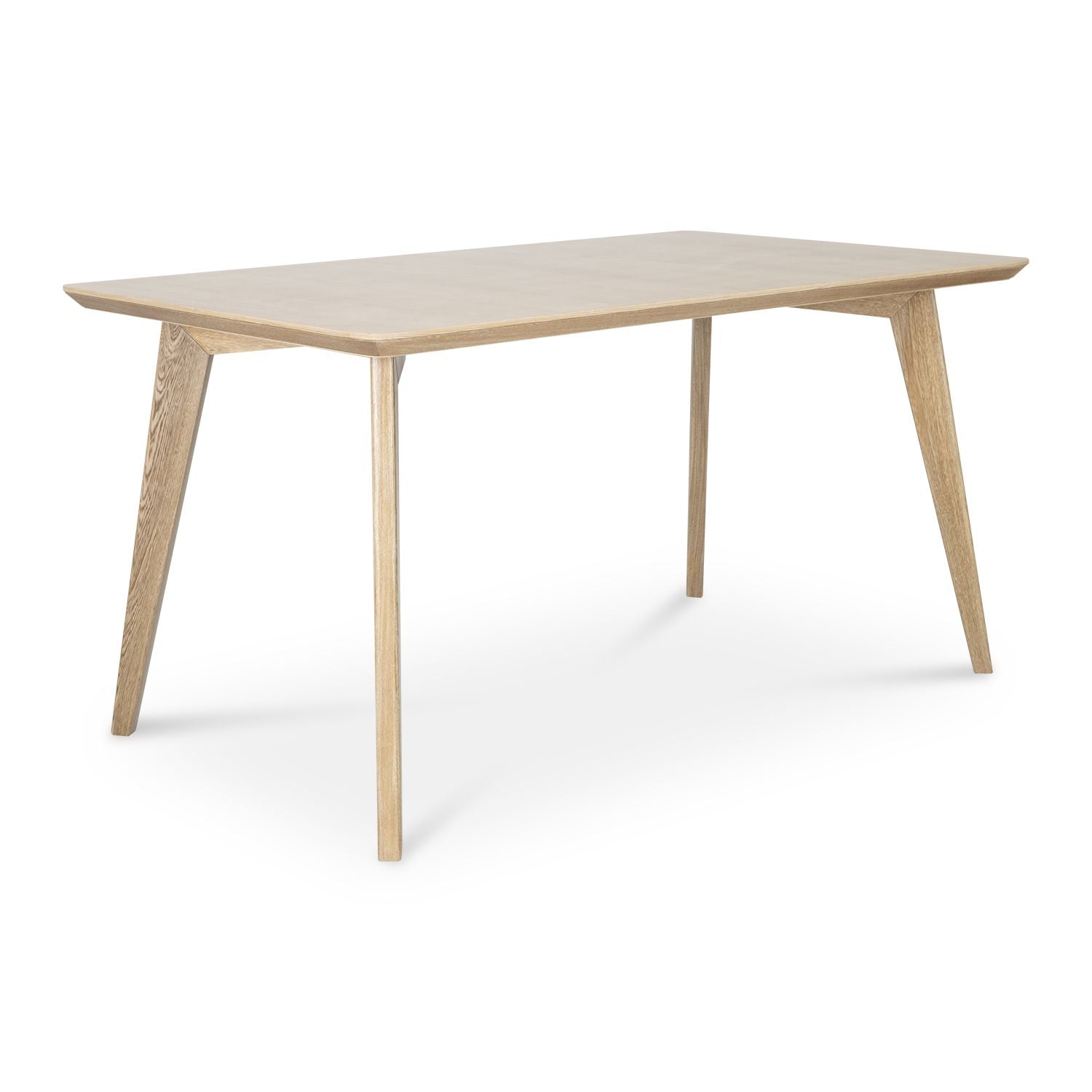 Comedor 6 Puestos Camille Microfibra Kazan Plomo, Natural