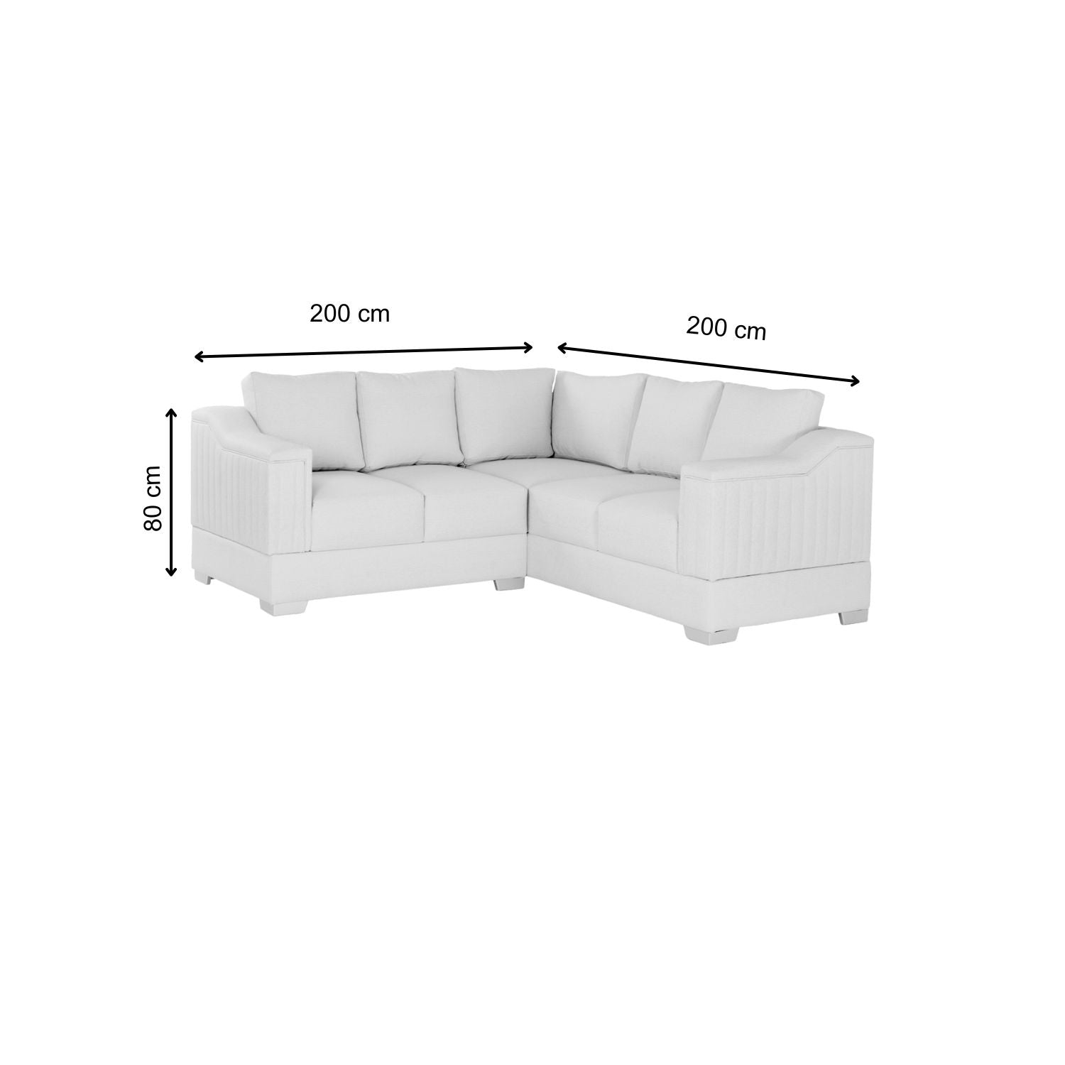 Sala en L Montier Idilio Beige