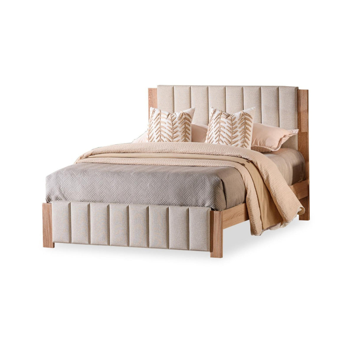 Cama Queen Nepal Beige, Natural