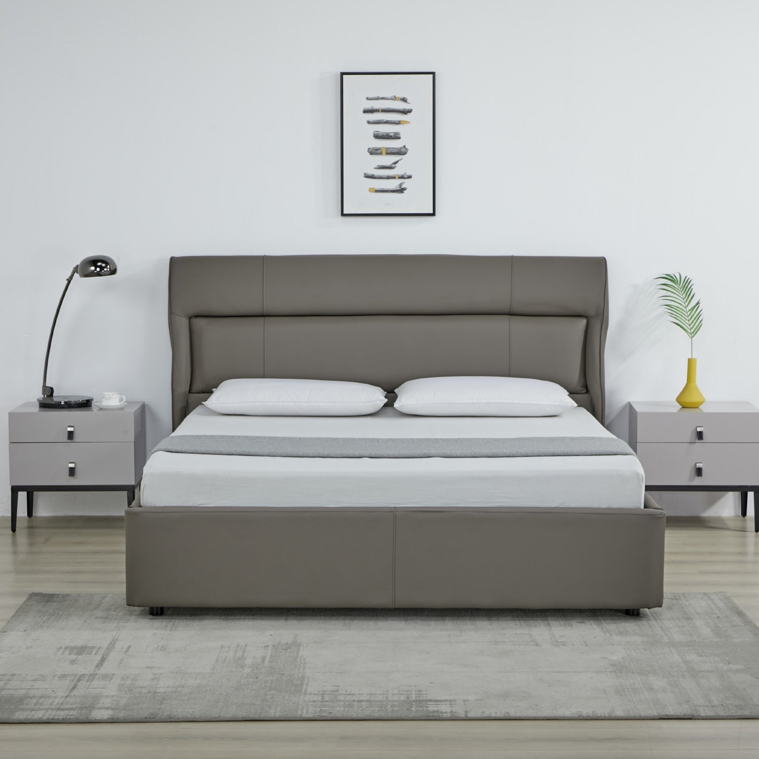 Cama Queen Ghala Taupe
