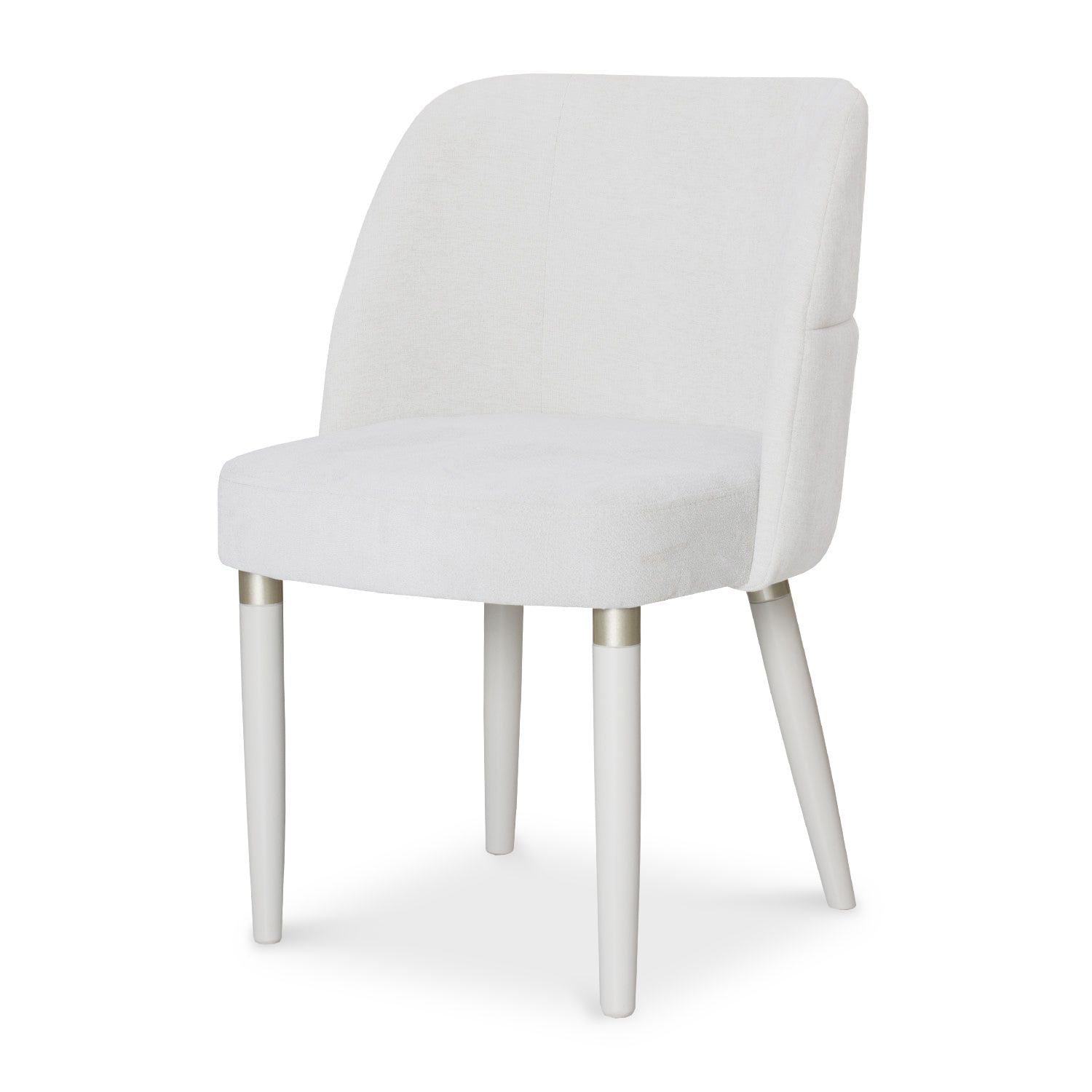 Comedor 6 Puestos Nicole Eurolino Blanco, Champaña