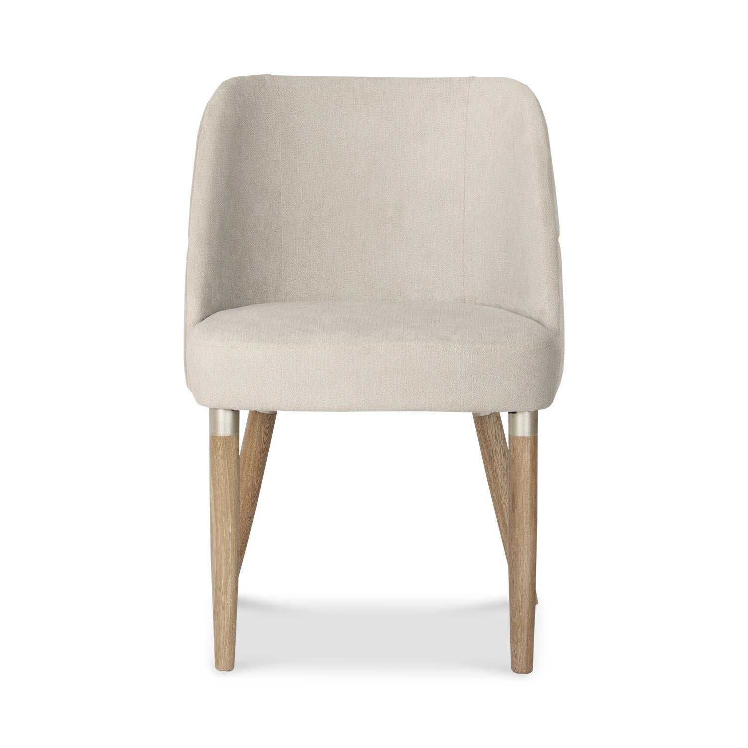 Comedor 4 Puestos Nicole Impetu Beige, Natural