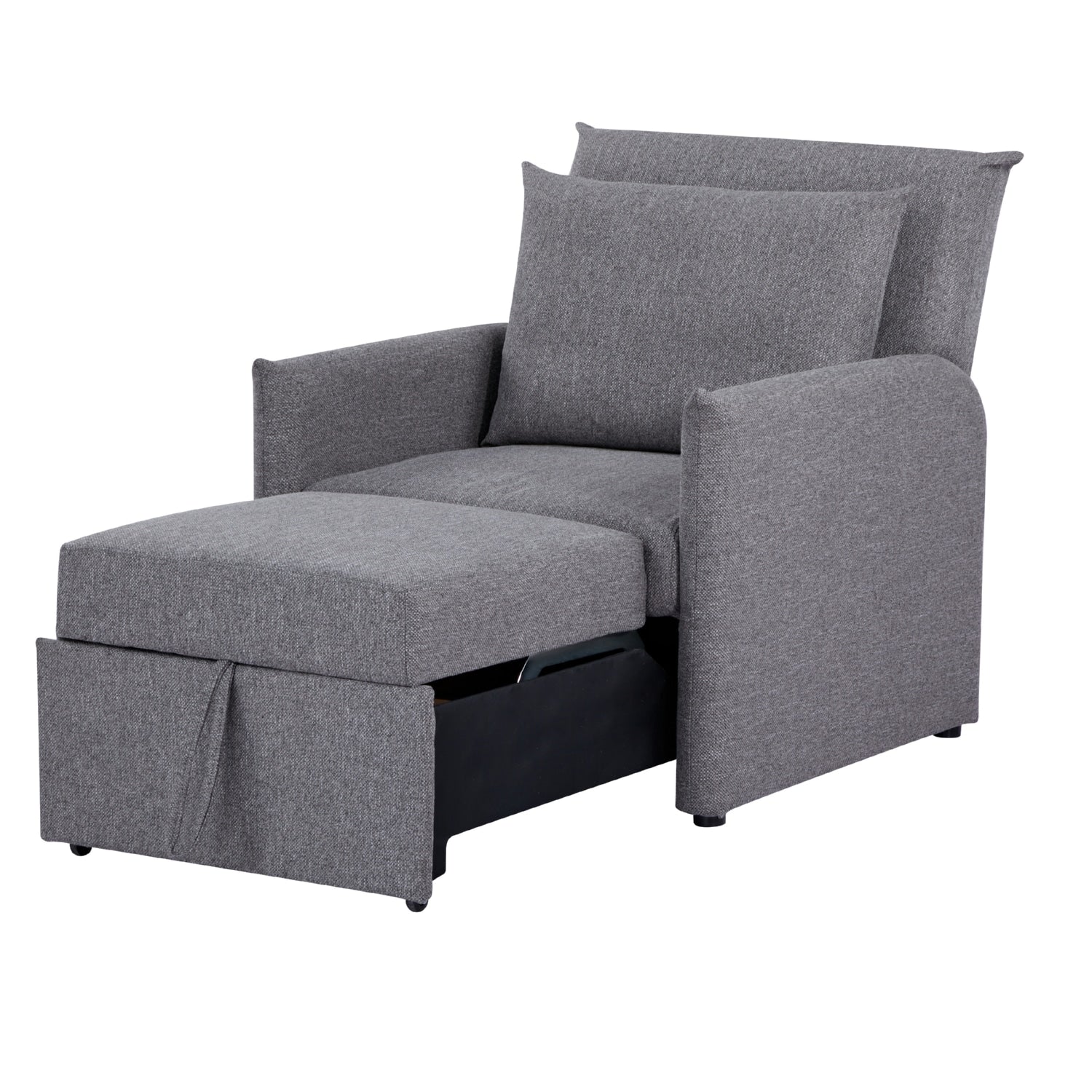 Sofá Cama Twin Duncan Lino Gris