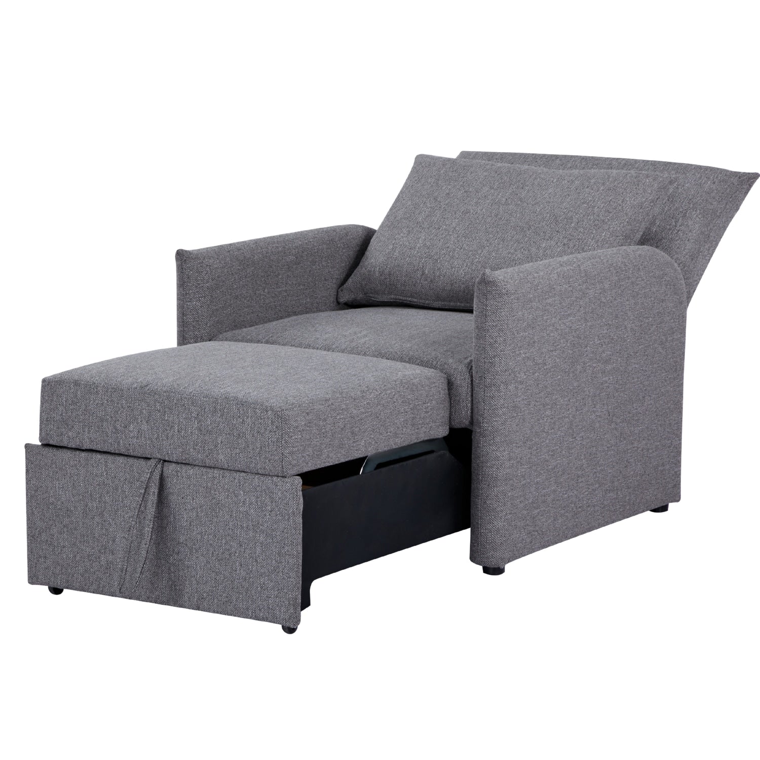 Sofá Cama Twin Duncan Lino Gris